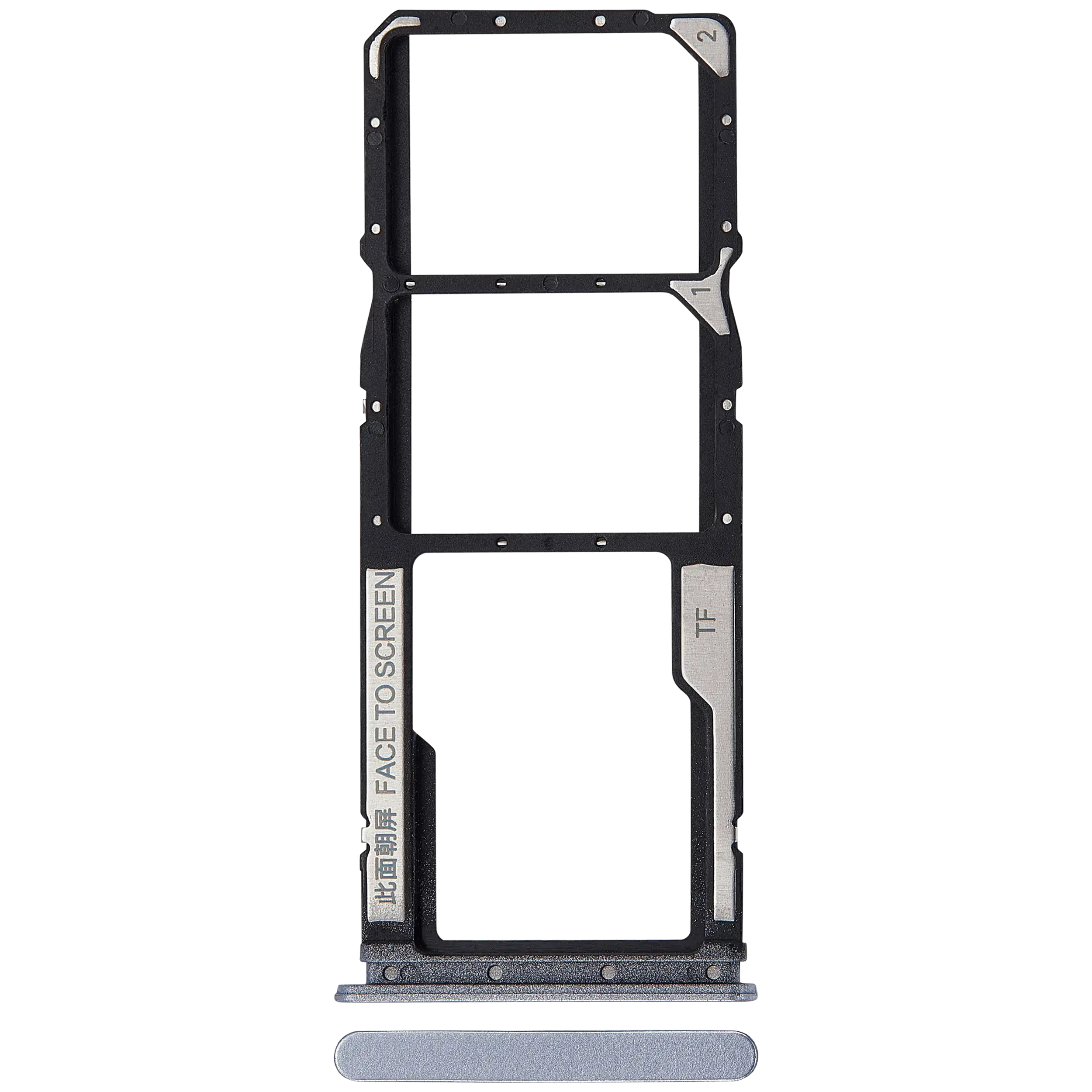 Carrellino SIM per Xiaomi Redmi 10 5G (Chrome Argento)