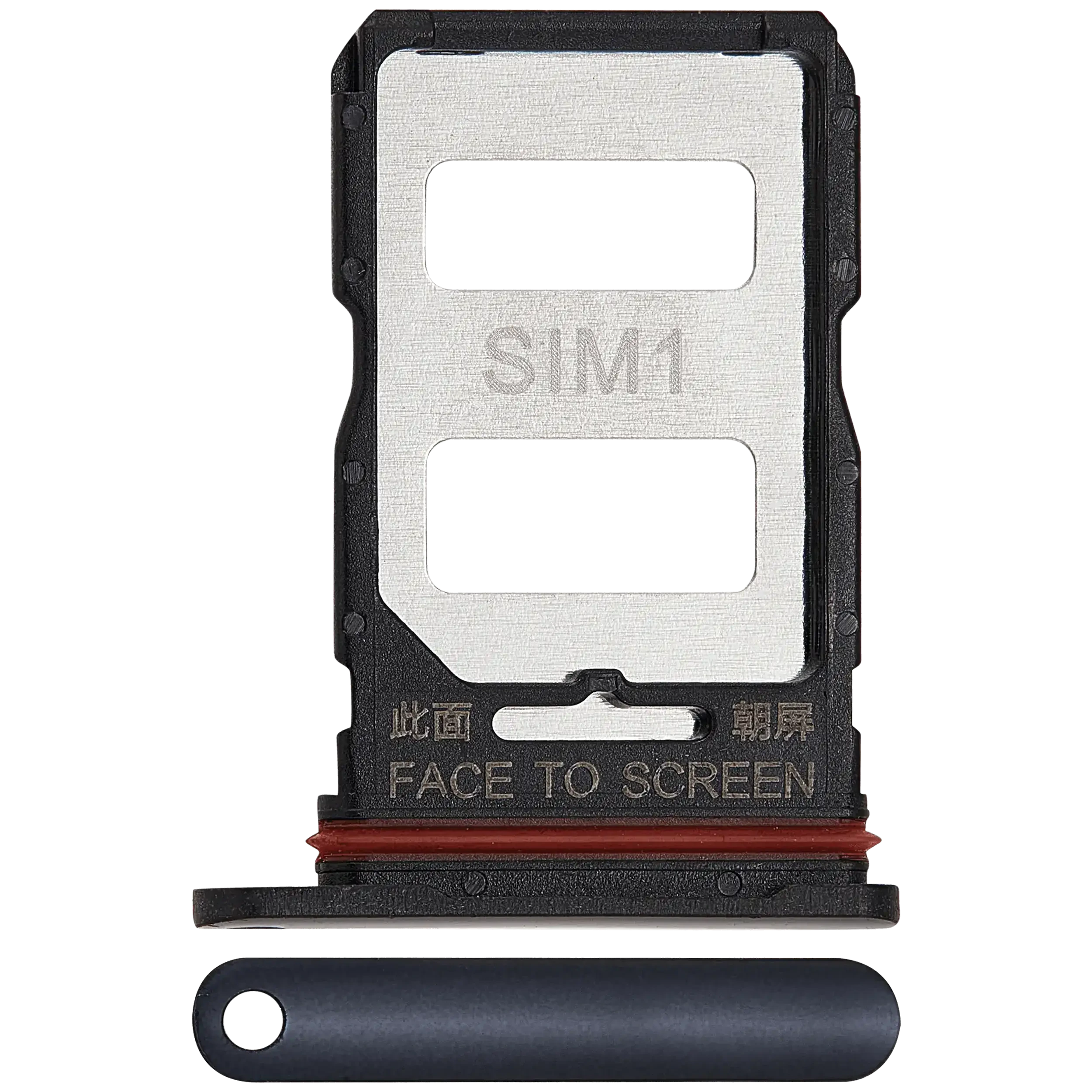 Carrellino SIM per Xiaomi 12T Pro (Nero)