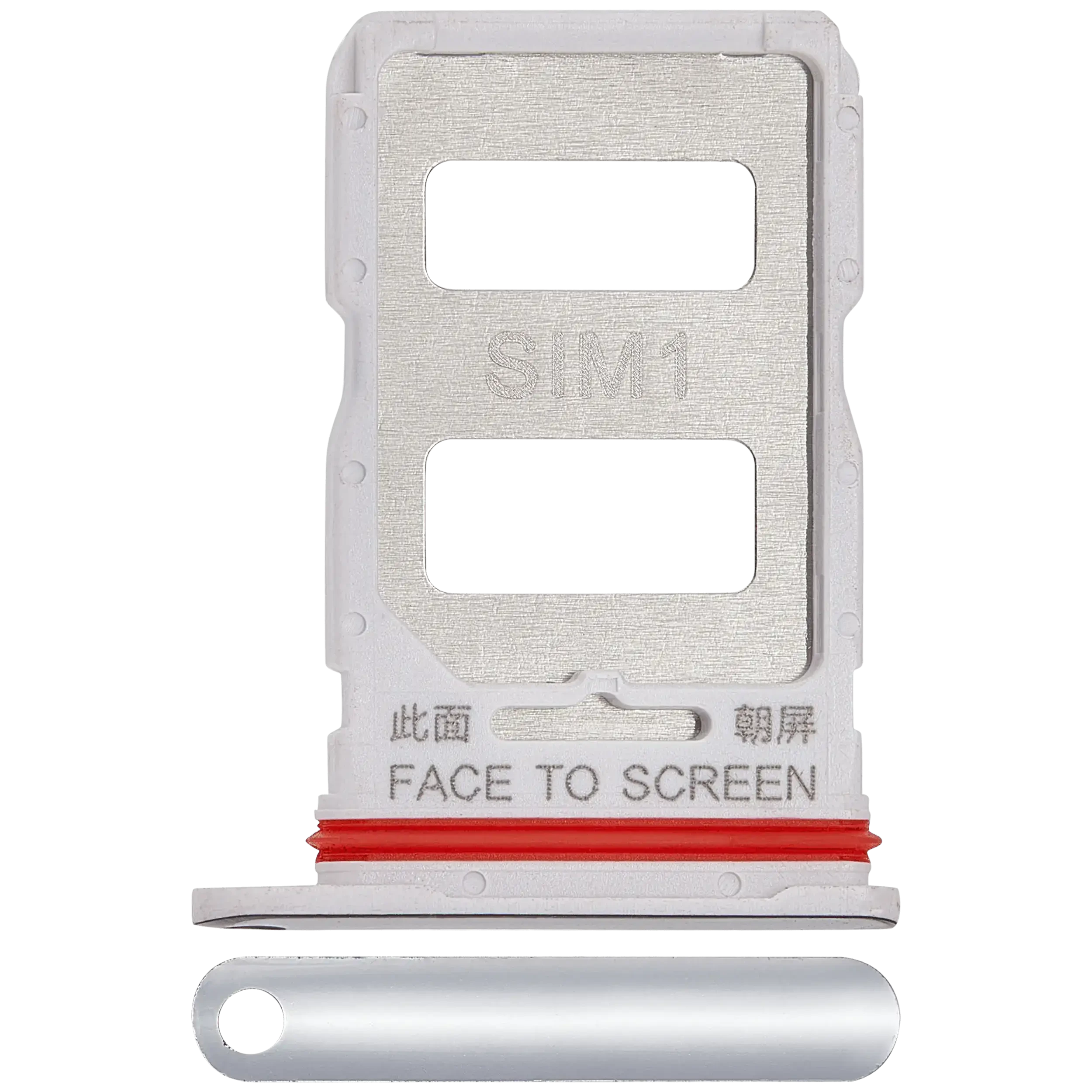 Carrellino SIM per Xiaomi 12T Pro (Argento)