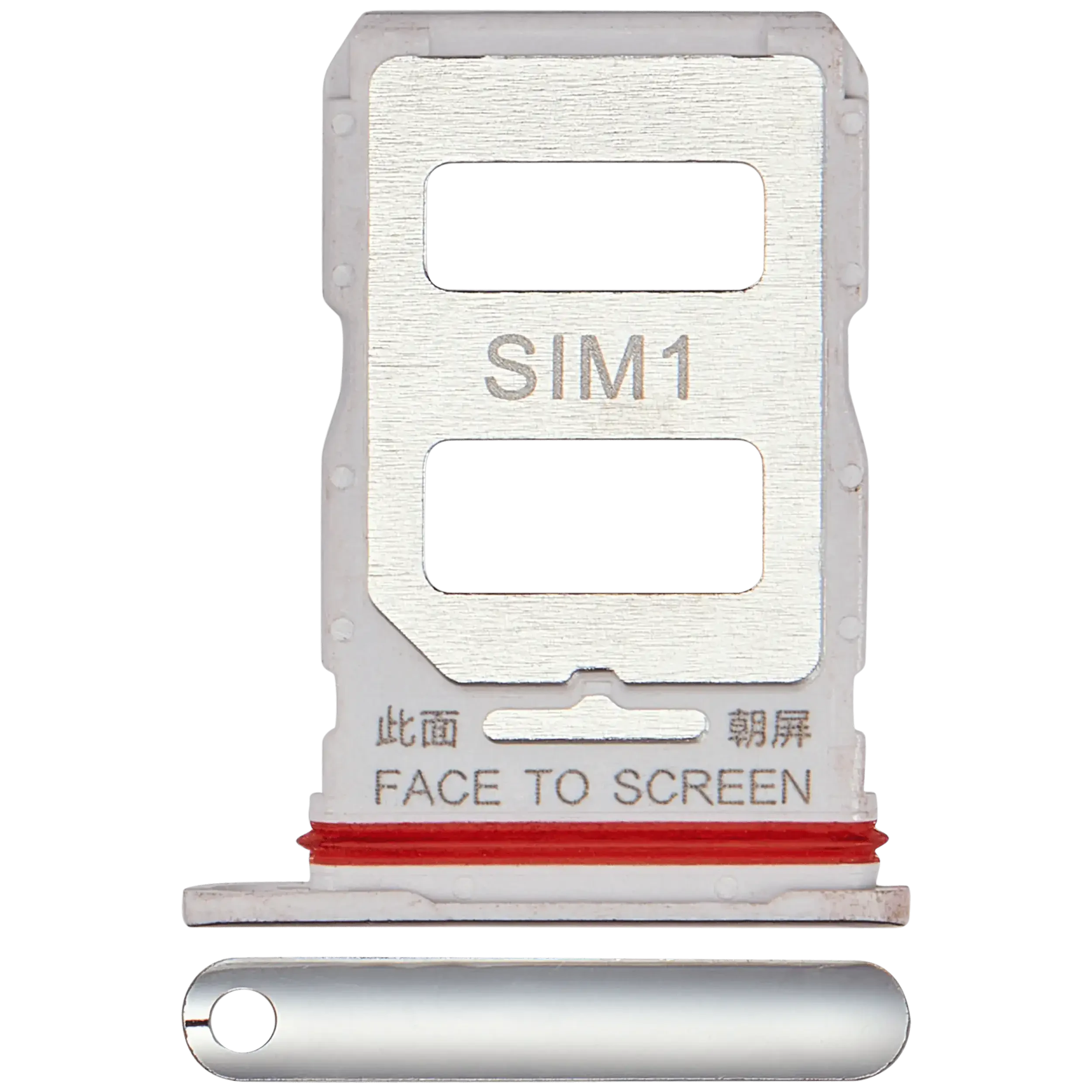 Carrellino SIM per Xiaomi 12T / 12T Pro (Argento)