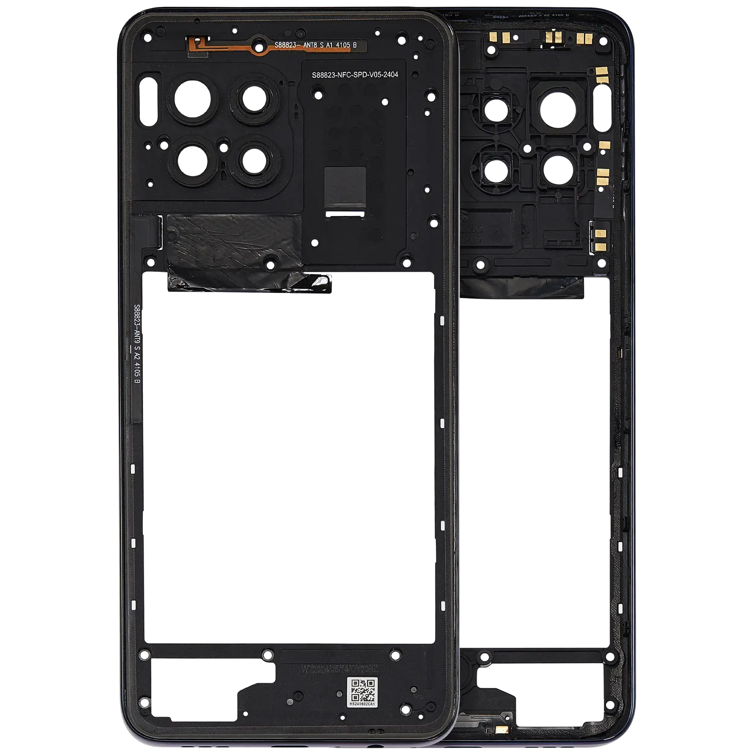 Frame centrale per T-Mobile Revvl 7 Pro (Azurite Blu)