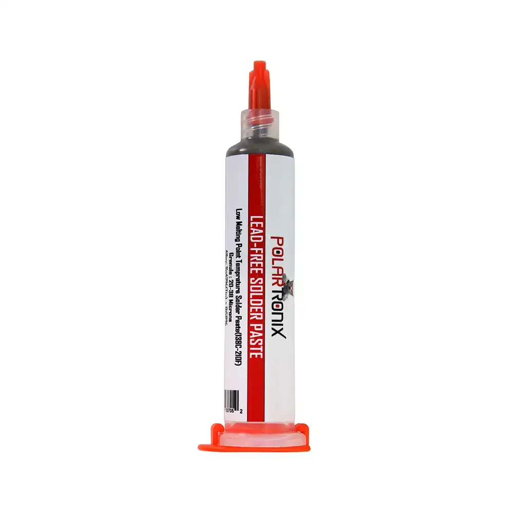 Lead-Free Low Melt 38g BGA Solder Paste (Sn42/Bi58) - 138°C Melting Point (PolarTronix)
