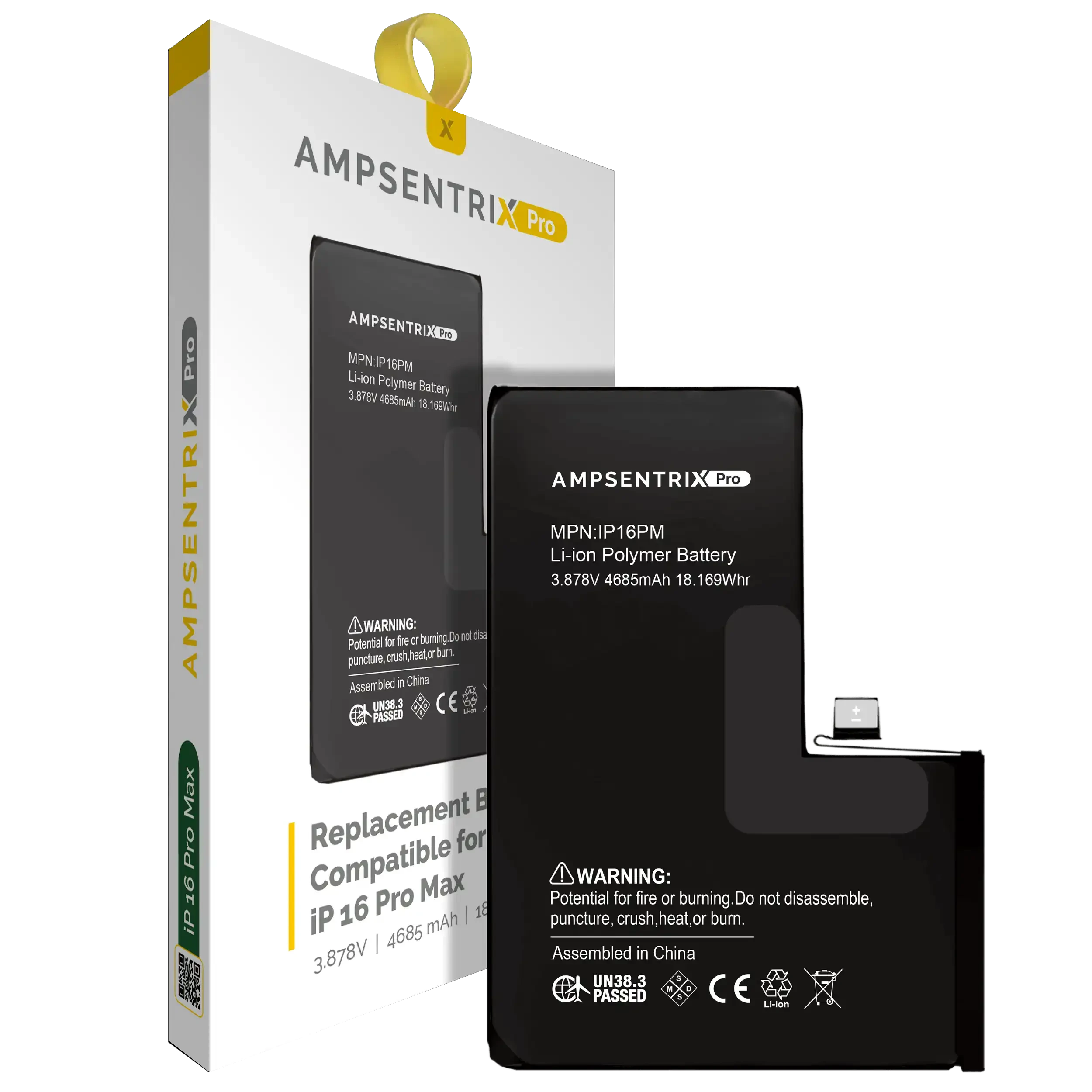 Batteria di ricambio per iPhone 16 Pro Max