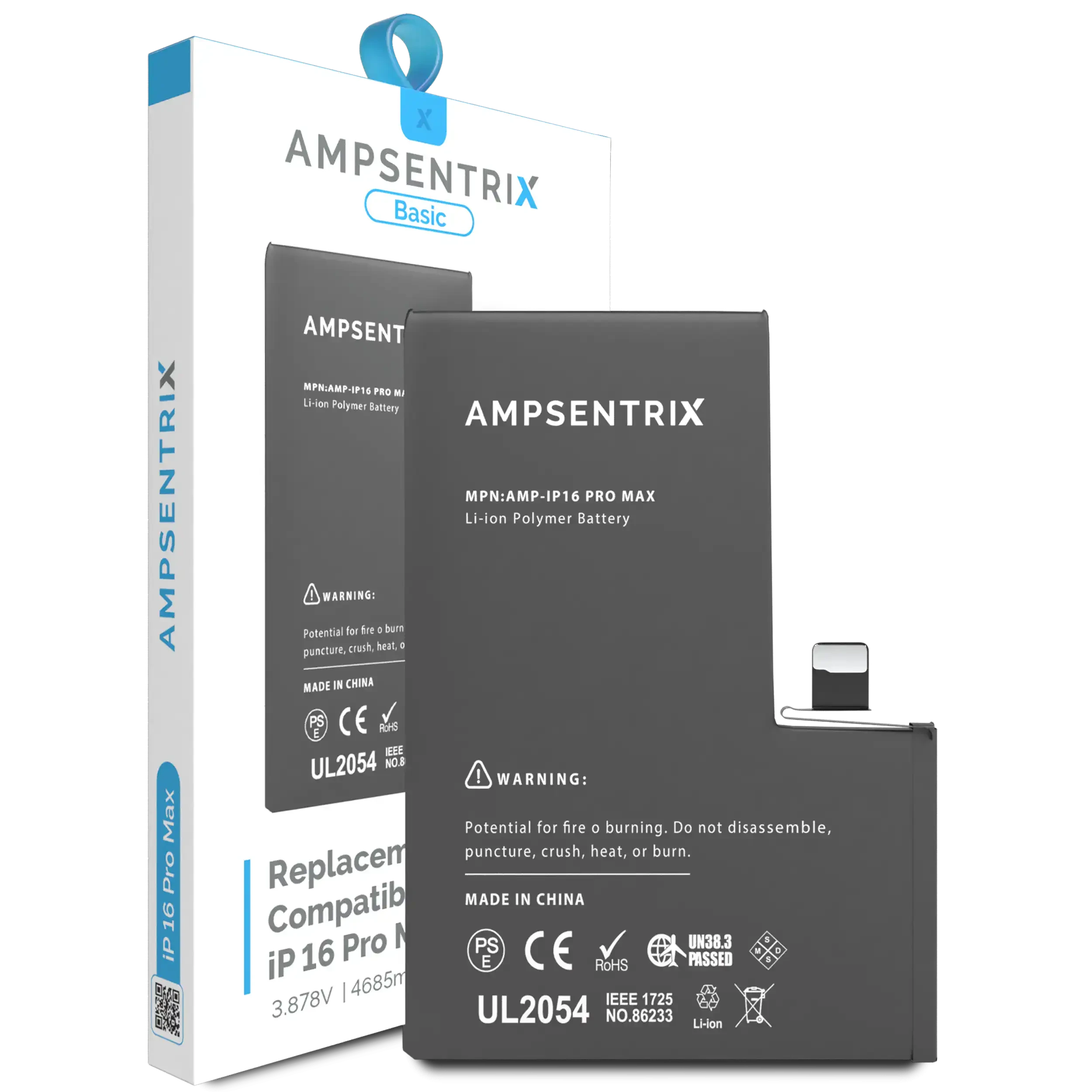 Batteria di ricambio per iPhone 16 Pro Max