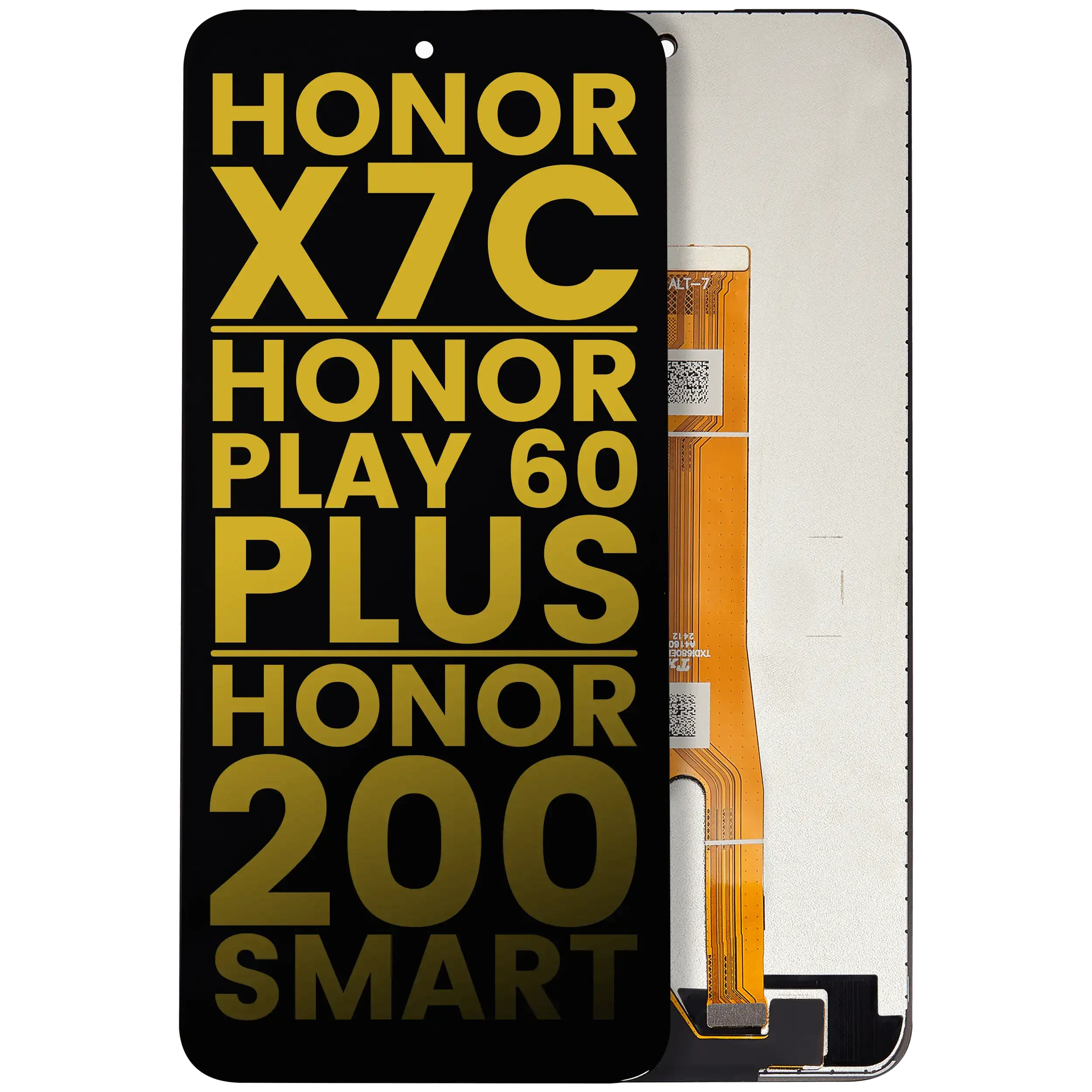 Display LCD completo senza Frame per Honor X7c / PIay 60 Plus / PIay 9T / 200 Smart (Refurbished) (tutti i colori)