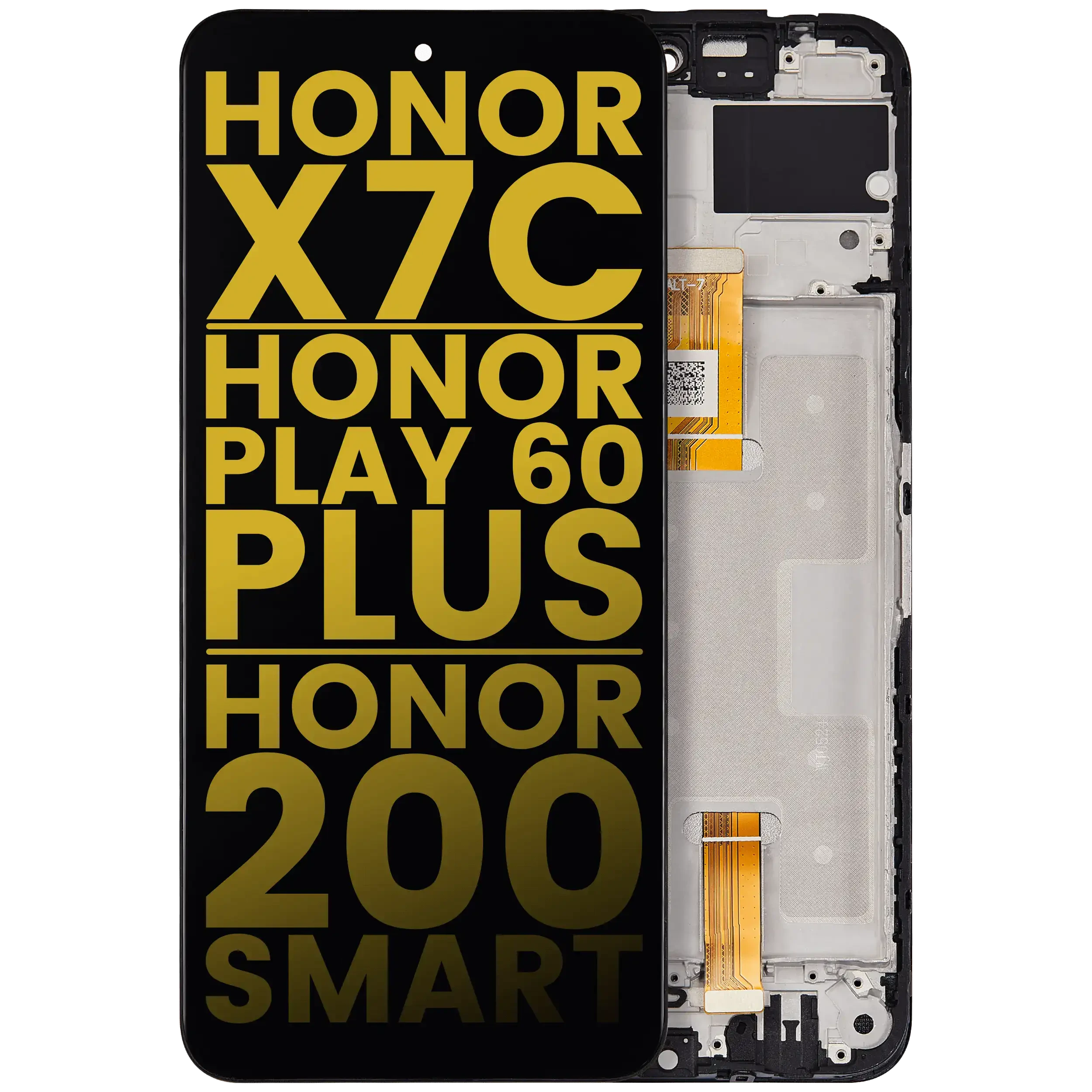 Display LCD completo con Frame per Honor X7c / PIay 60 Plus / 200 Smart (Refurbished) (tutti i colori)