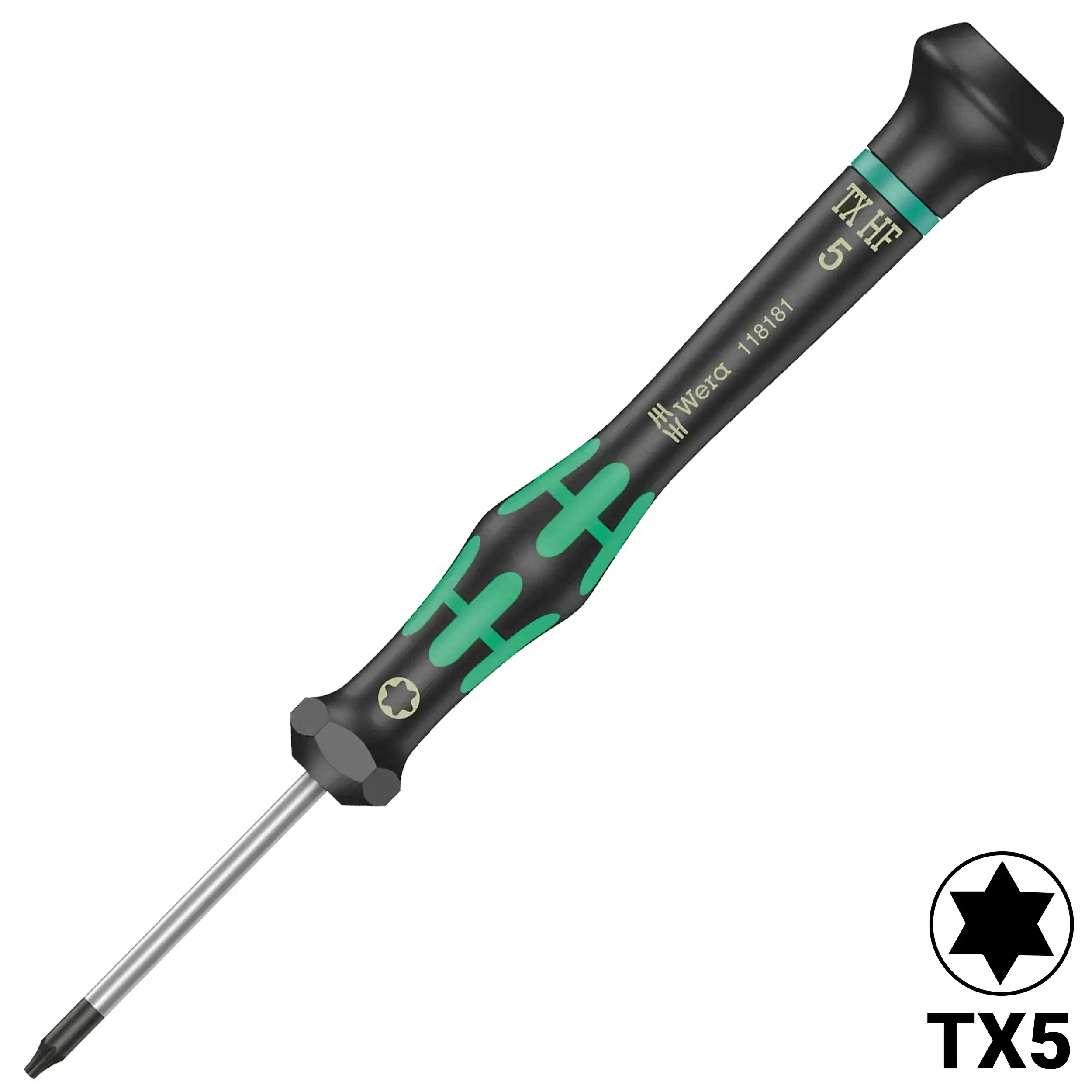 Kraftform Precision Torx screwdriver con Vite Hold Function TX5 X 40 MM (2067) (Wera)