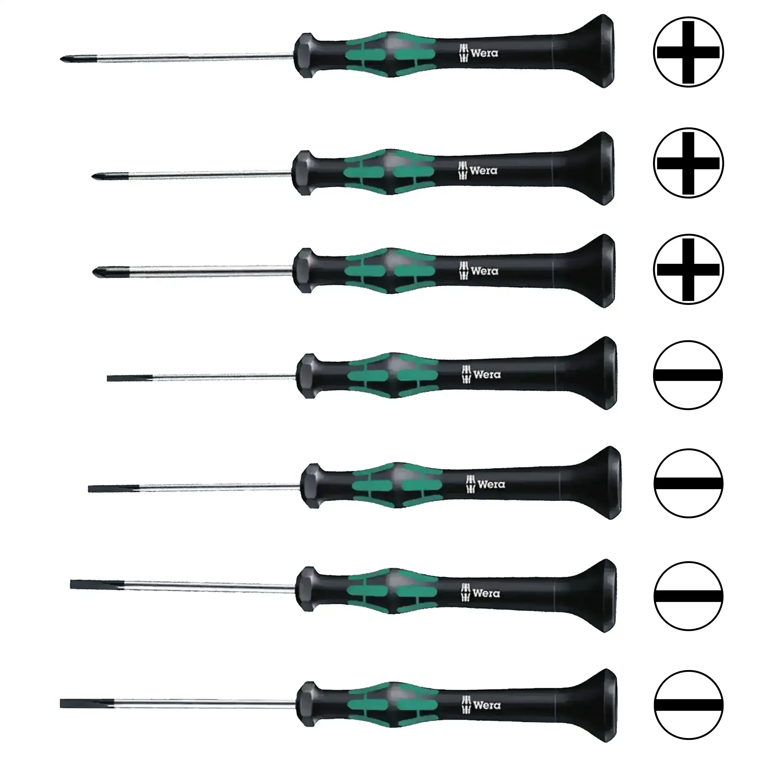 Kraftform Micro Precision cacciavite Set (7 Piece) (2035 / 2050) (Wera)