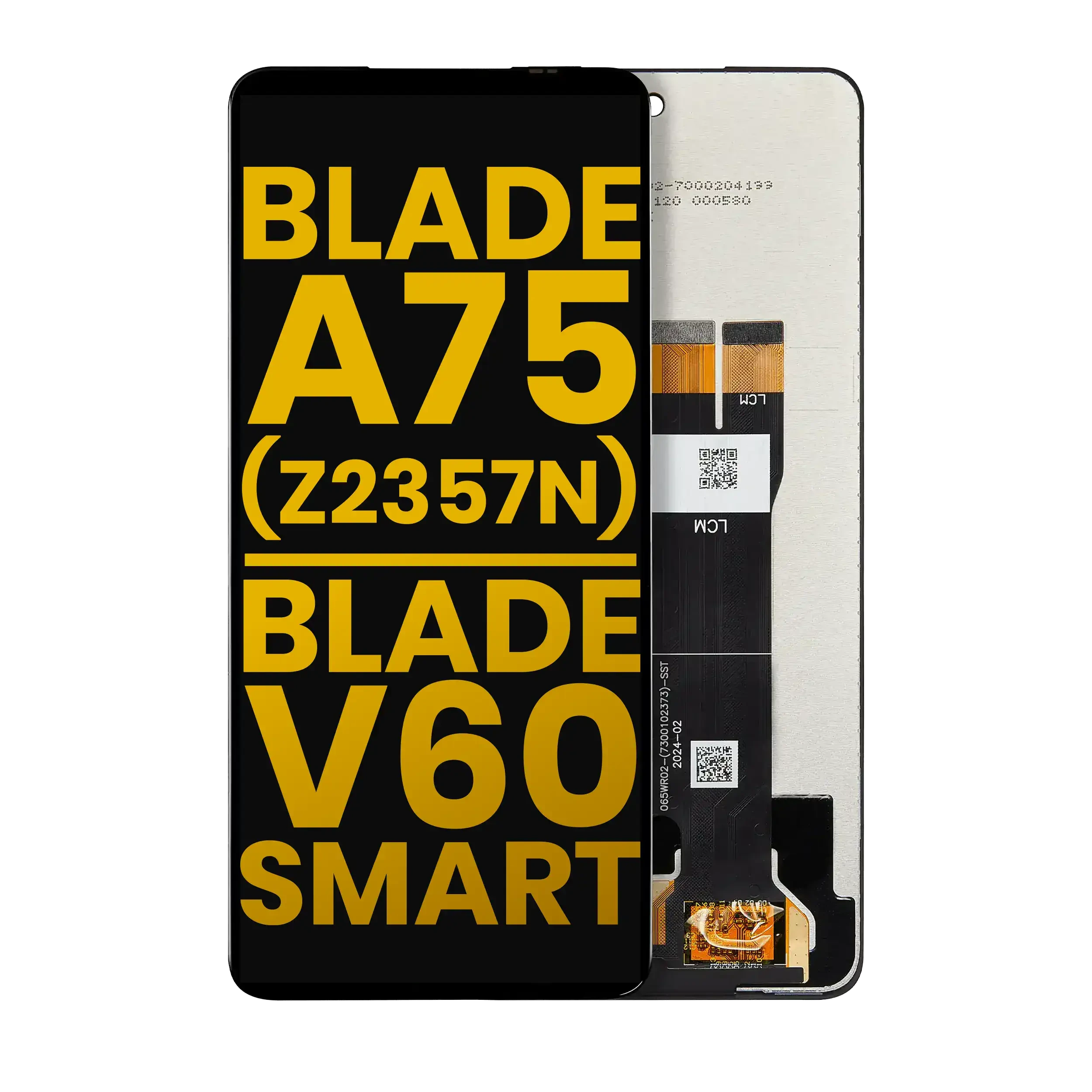 Display LCD completo senza Frame per ZTE Blade A75 5G (Z2357N) / ZTE Blade V60 Smart (Refurbished) (tutti i colori)