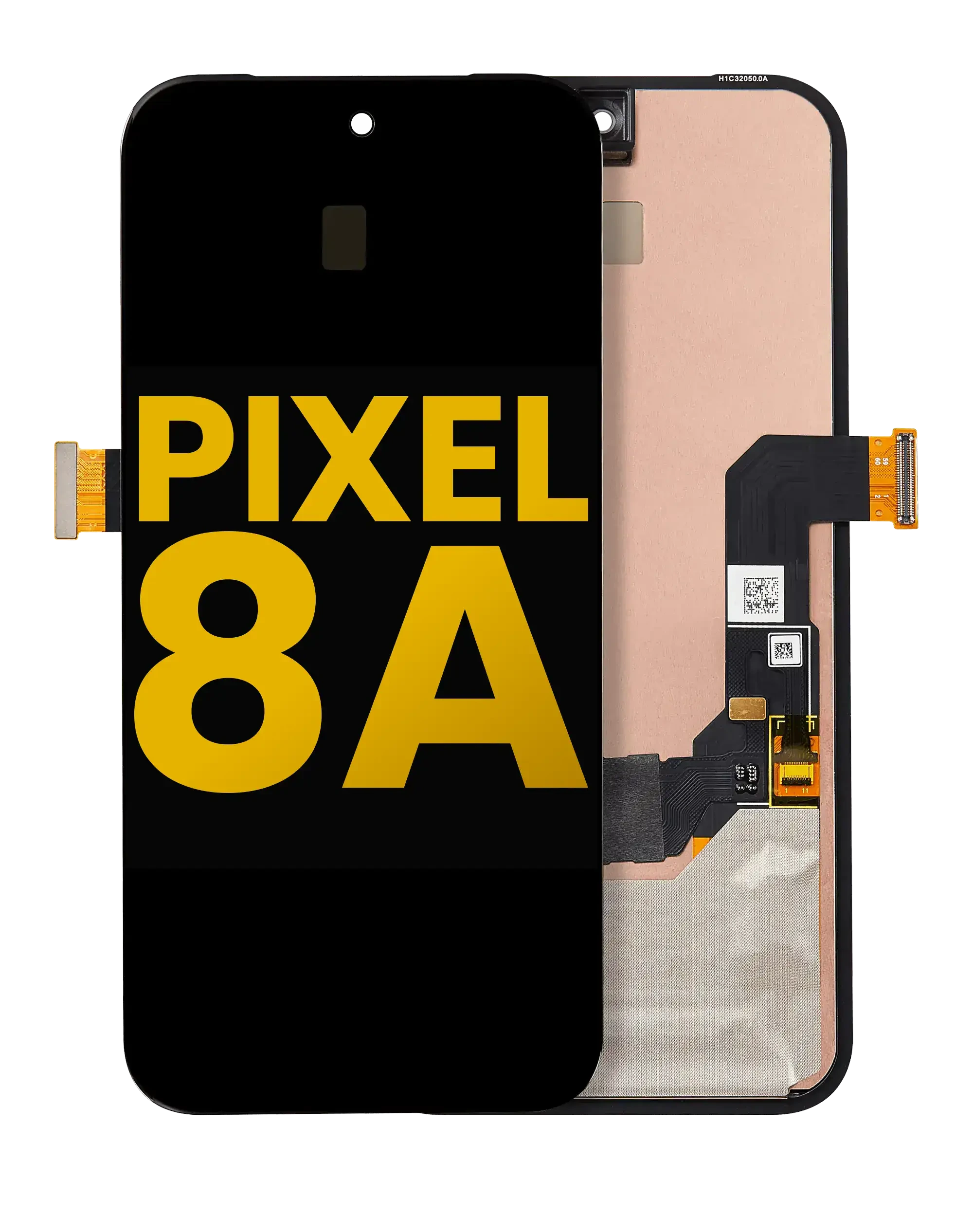 Display OLED completo senza Frame (con Finger Print Sensore) per Google Pixel 8A (Refurbished) (tutti i colori)