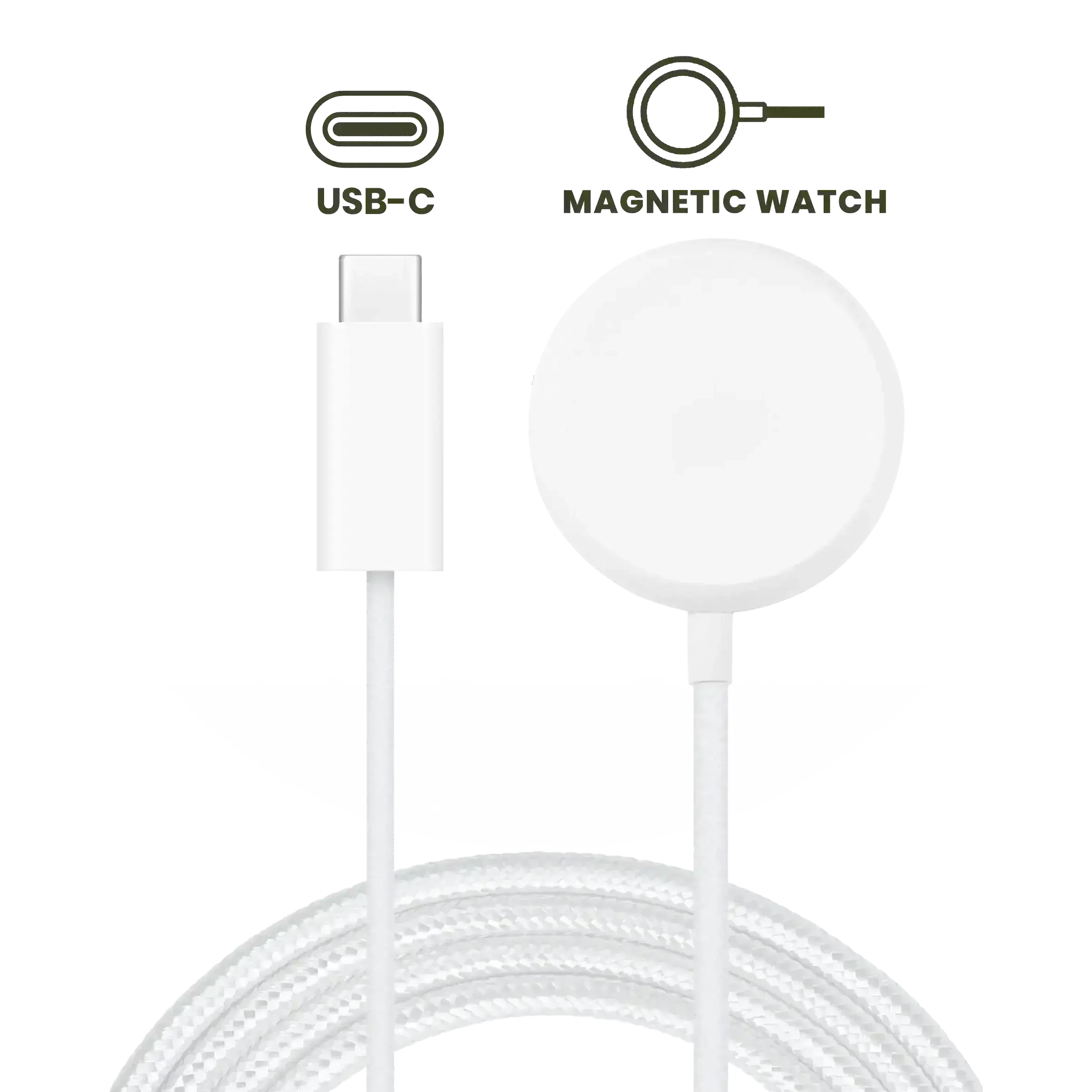 USB-C Magnetic Watch Charging Cavo per Google Pixel Watch Series (1 m / 3.3 ft) (Service Pack Grade: A)