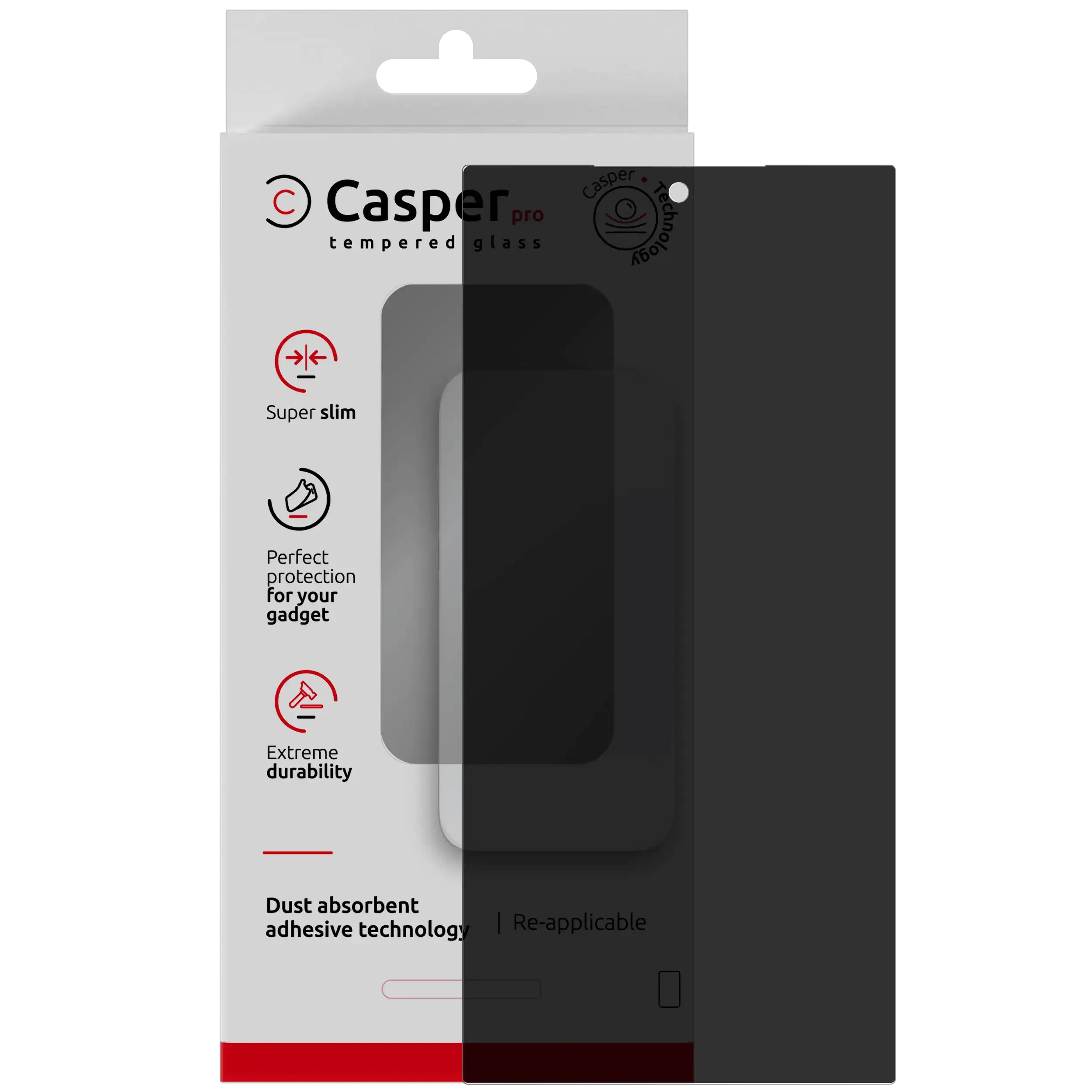 Casper Pro Vetro temperato per Samsung Galaxy S24 Ultra (confezione retail) (Privacy)