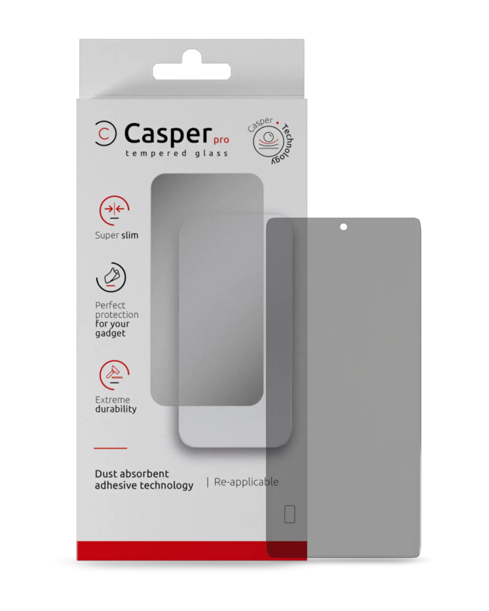 Casper Pro Vetro temperato per Samsung Galaxy S25 Ultra (confezione retail) (Privacy)