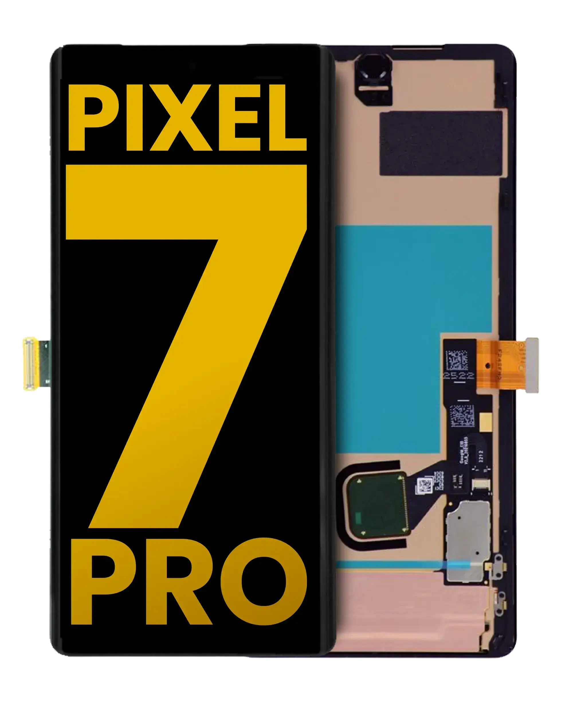 Display OLED completo senza Frame (con Fingerprint Sensore) per Google Pixel 7 Pro (Refurbished) (tutti i colori)