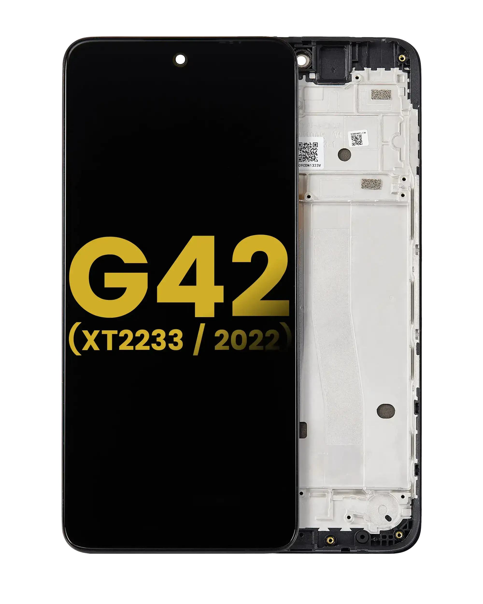 Display OLED completo con Frame per Motorola Moto G42 (XT2233 / 2022) (Refurbished) (tutti i colori)
