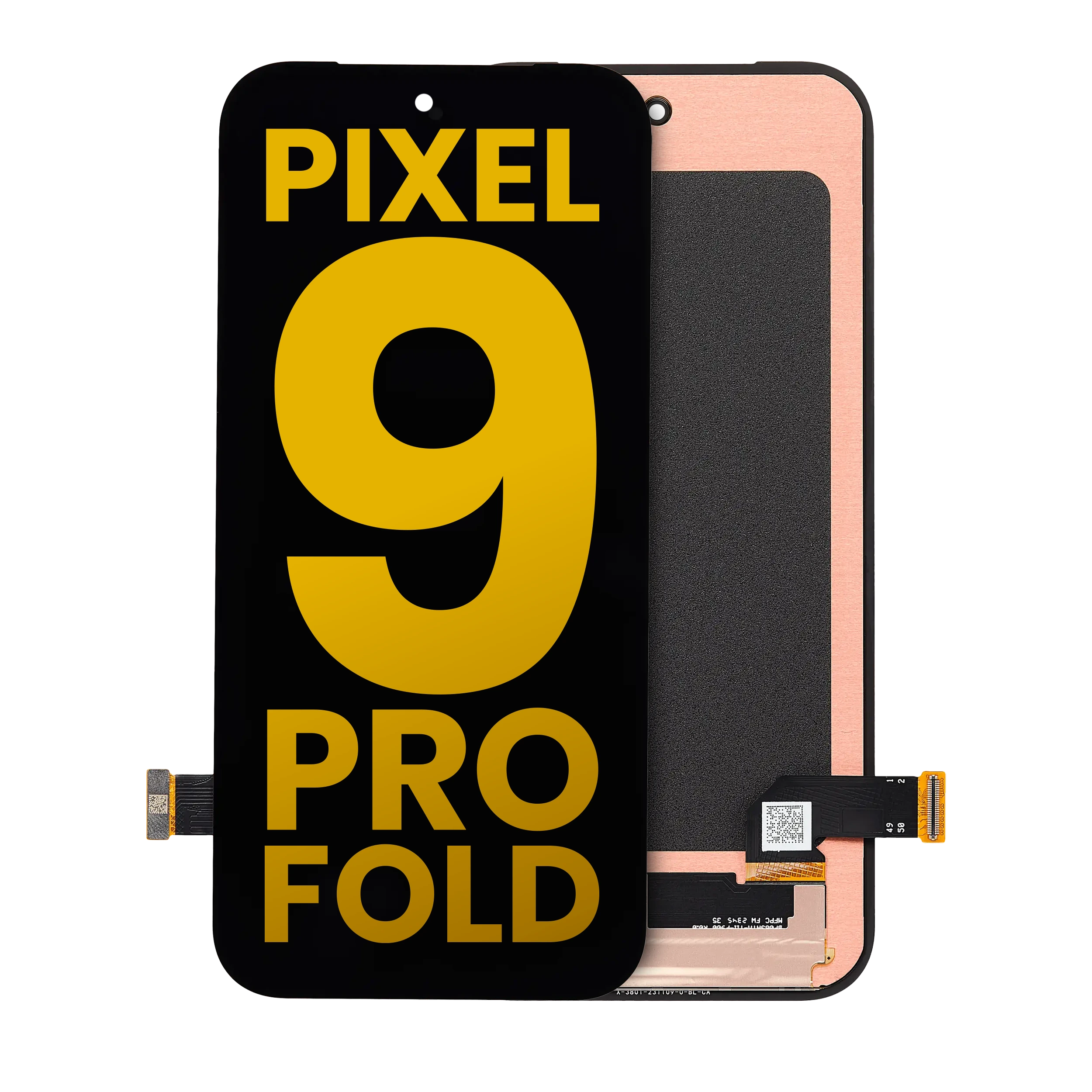 Outer Display OLED completo per Google Pixel 9 Pro Fold (Refurbished) (tutti i colori)