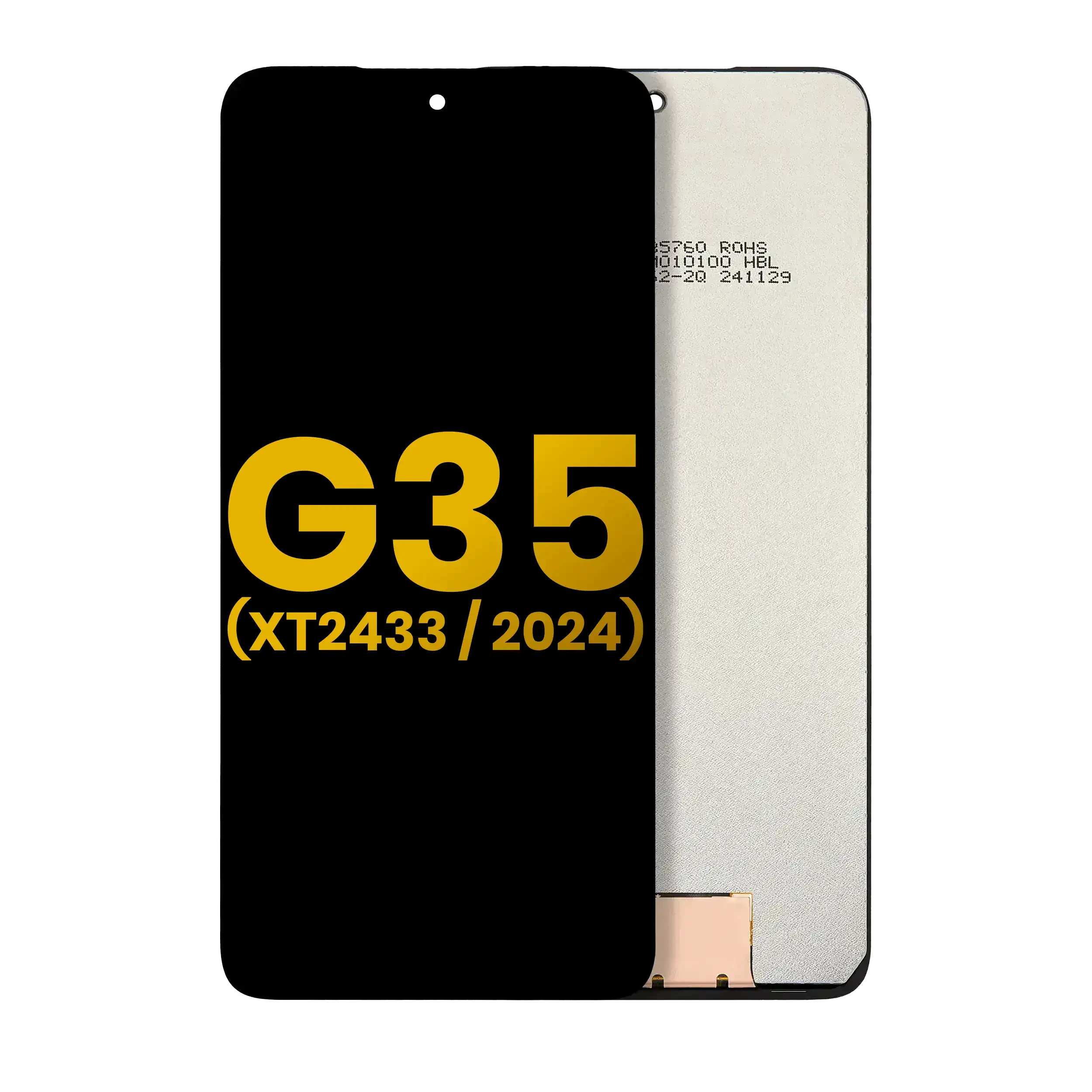 Display LCD completo senza Frame per Motorola Moto G35 5G (XT2433 / 2024) (Refurbished) (tutti i colori)