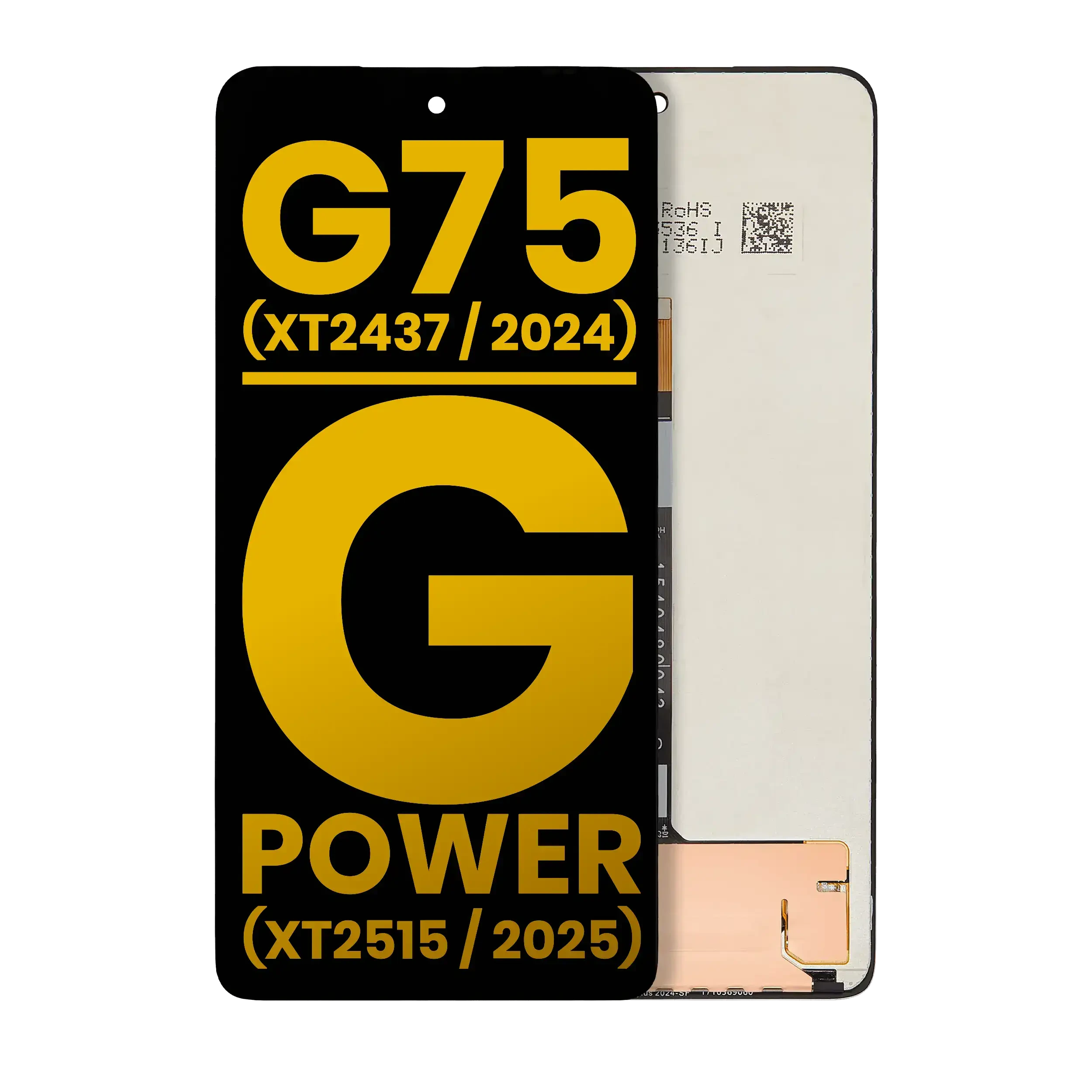 Display LCD completo senza Frame per Motorola Moto G75 5G (XT2437 / 2024) / G power (XT2515 / 2025) (Refurbished) (tutti i colori)