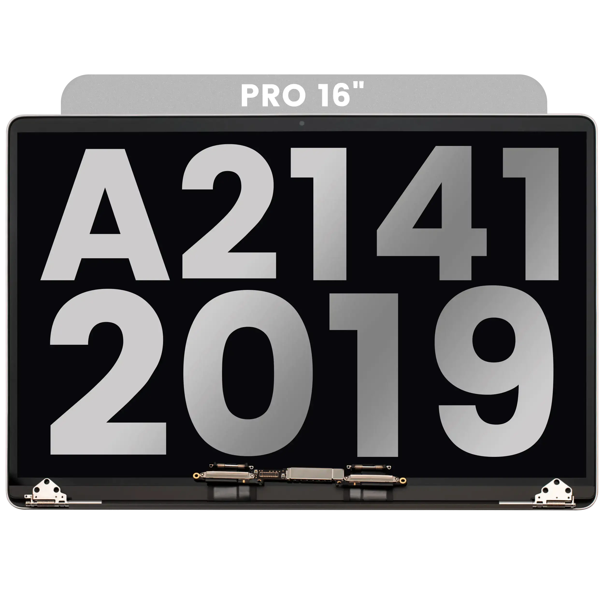 Display LCD completo per MacBook Pro 16" (A2141 / Mid 2019) (Used Service Pack Pull: Grade C) (Grigio siderale)