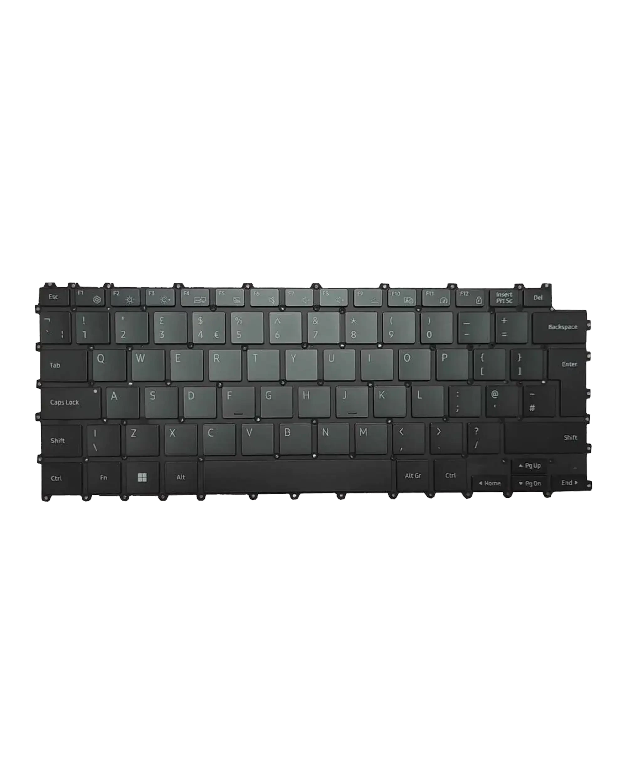 tastiera gruppo per Samsung Galaxy Book 2 (SM-W737) (Service Pack) (Grigio)