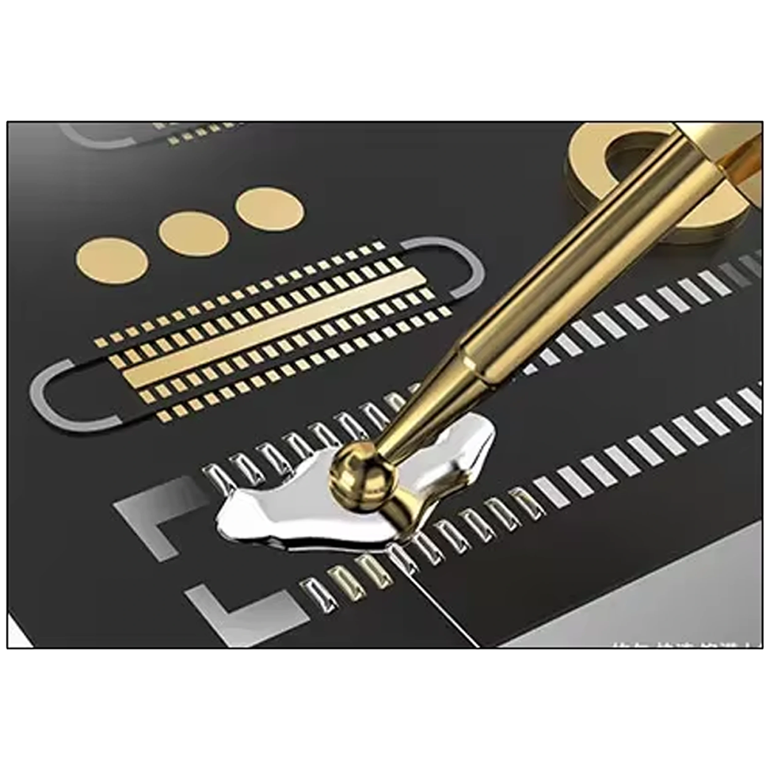 SC96 Oro Plated FPC Connettore Reballing Solder Bar (5 set pezzi) (2UUL)