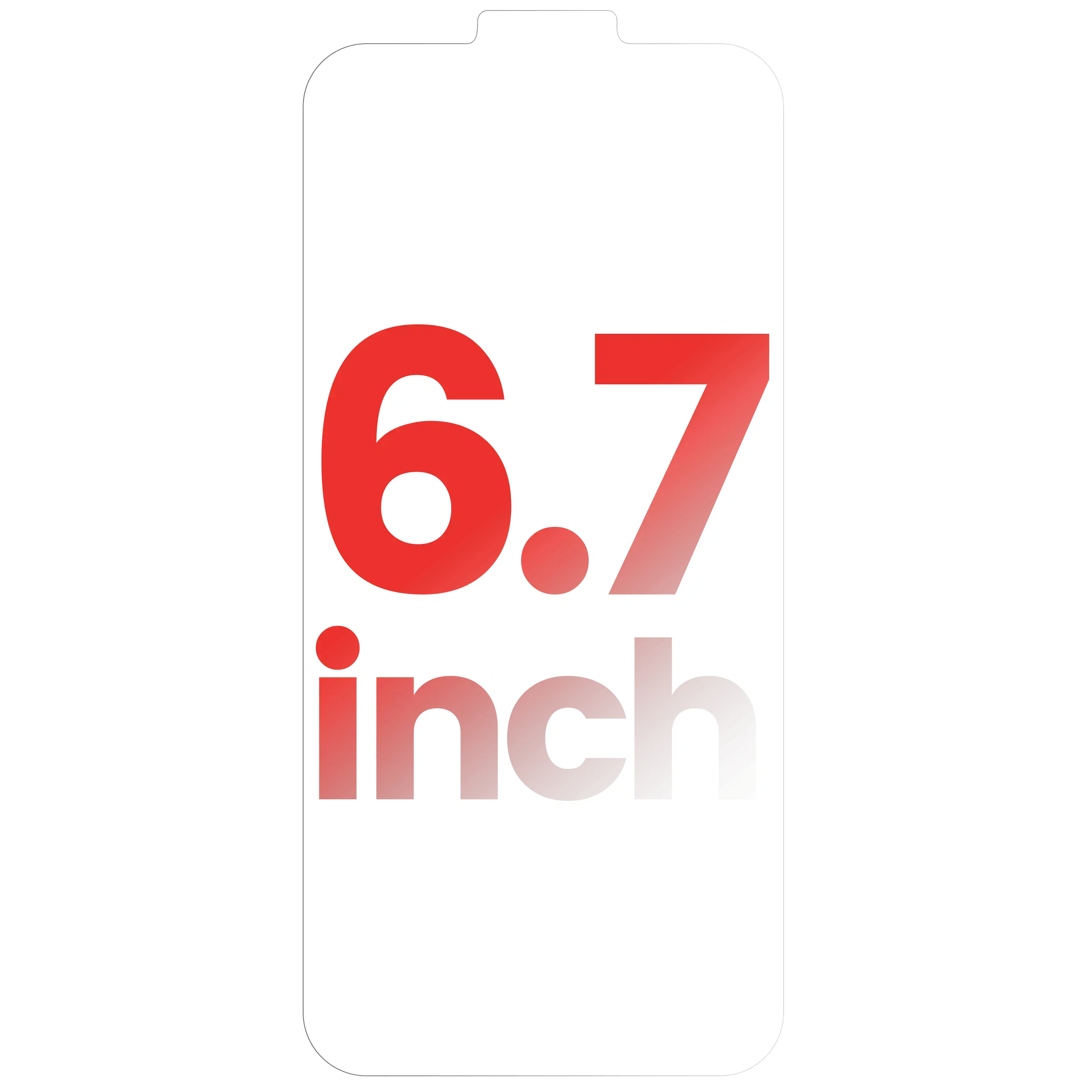 Lente adesivo per iPhone (6.7 inch) (100 pezzi)