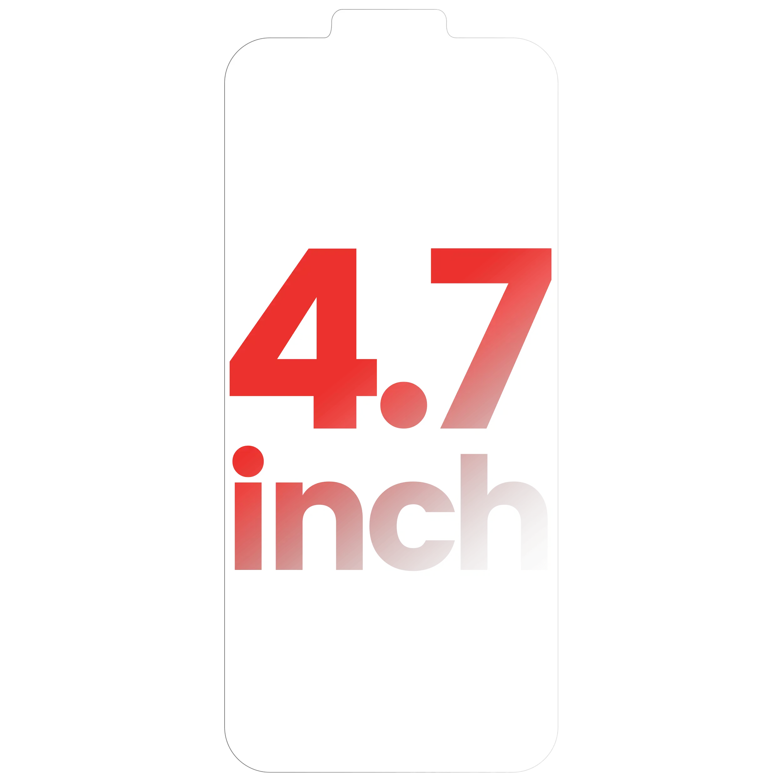 Lente adesivo per iPhone (4.7 inch) (100 pezzi)