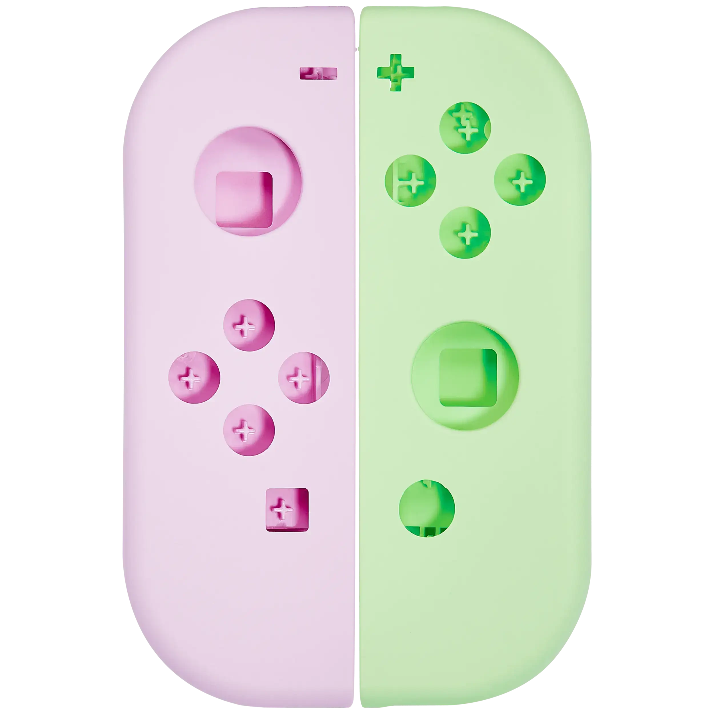 Scocca Shell per Nintendo switch Joy Con Controller (Viola / Verde)