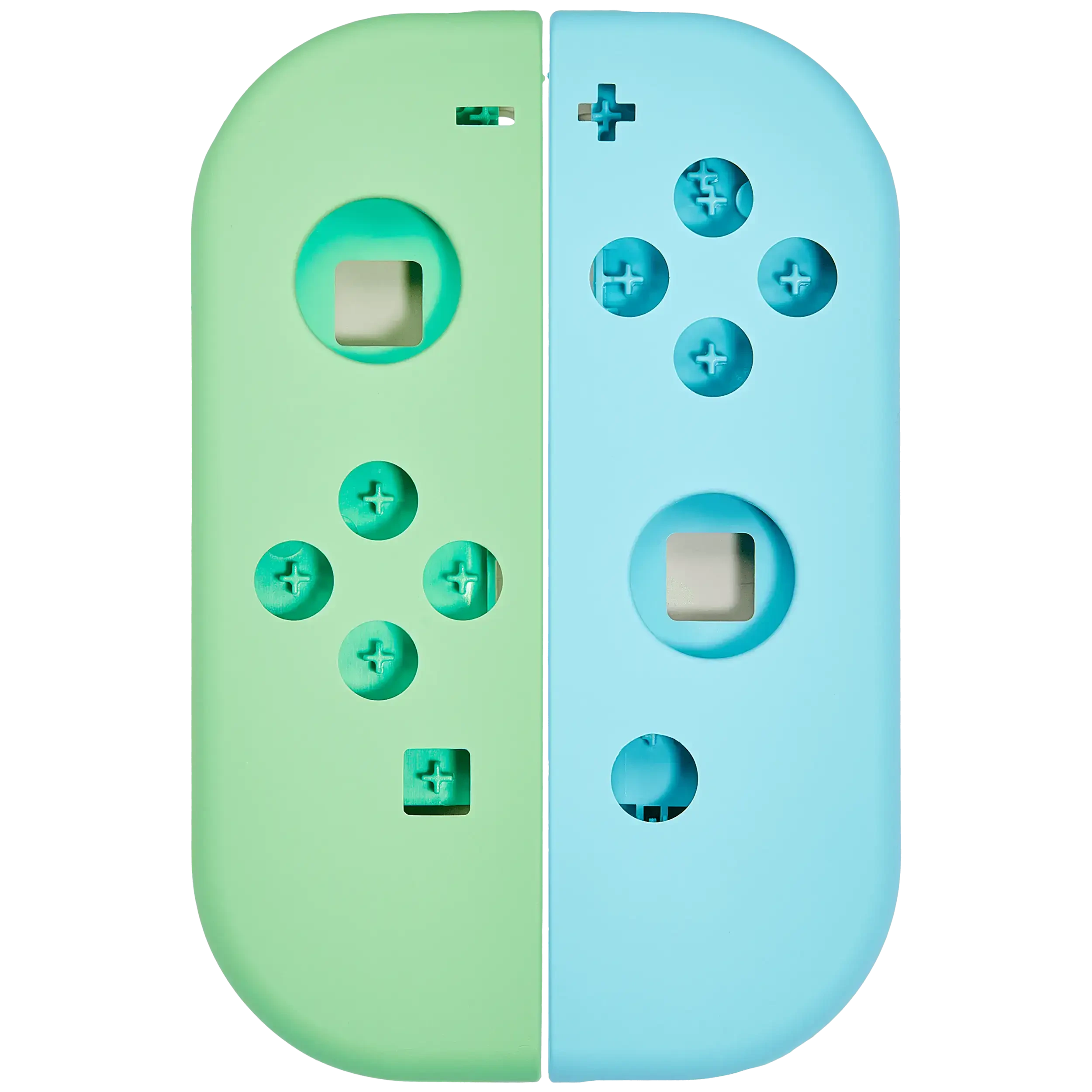 Scocca Shell per Nintendo switch Joy Con Controller (Verde / Blu)