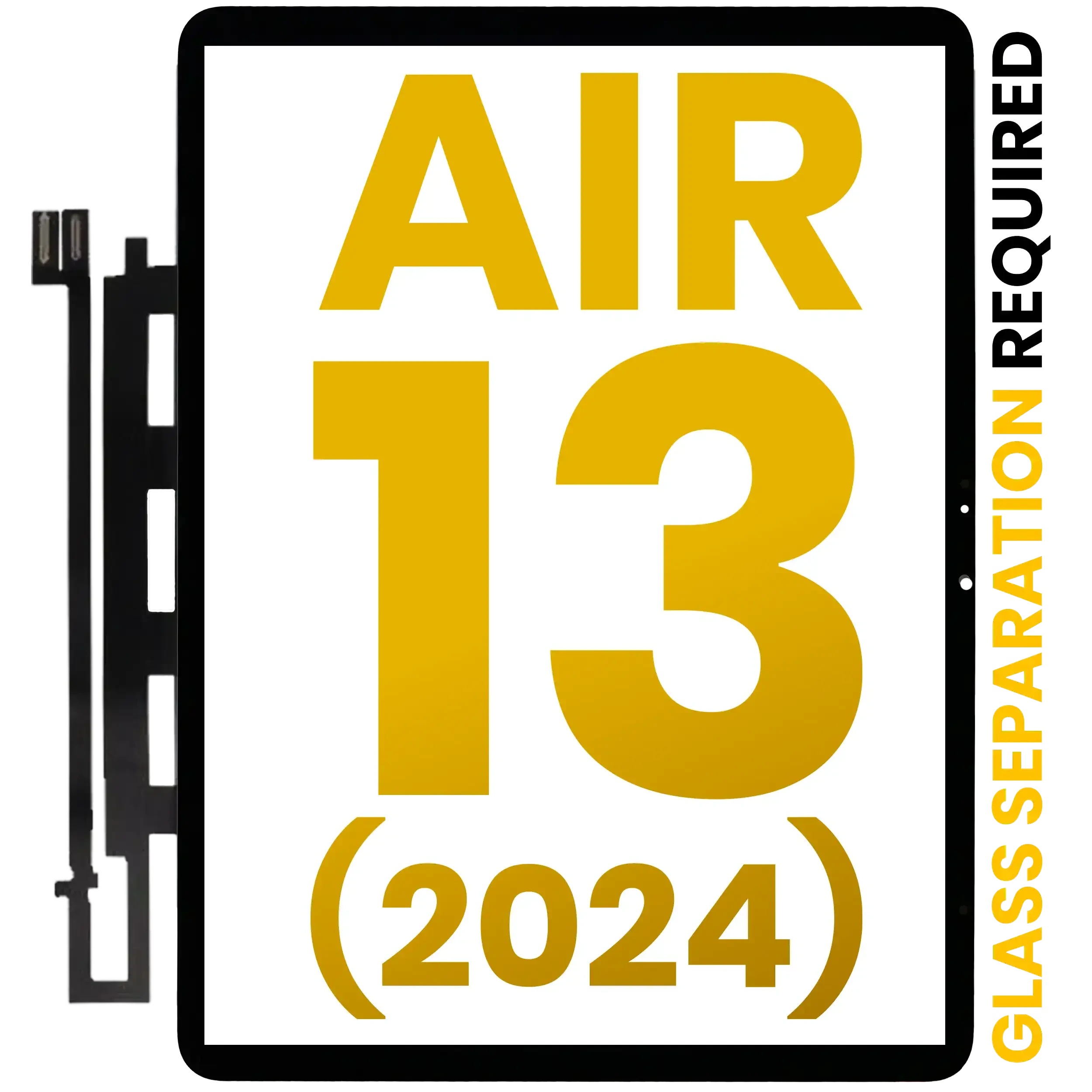 Touch screen per iPad Air 13" (2024) / Air 13" (2025) (separazione vetro richiesta) (Premium)