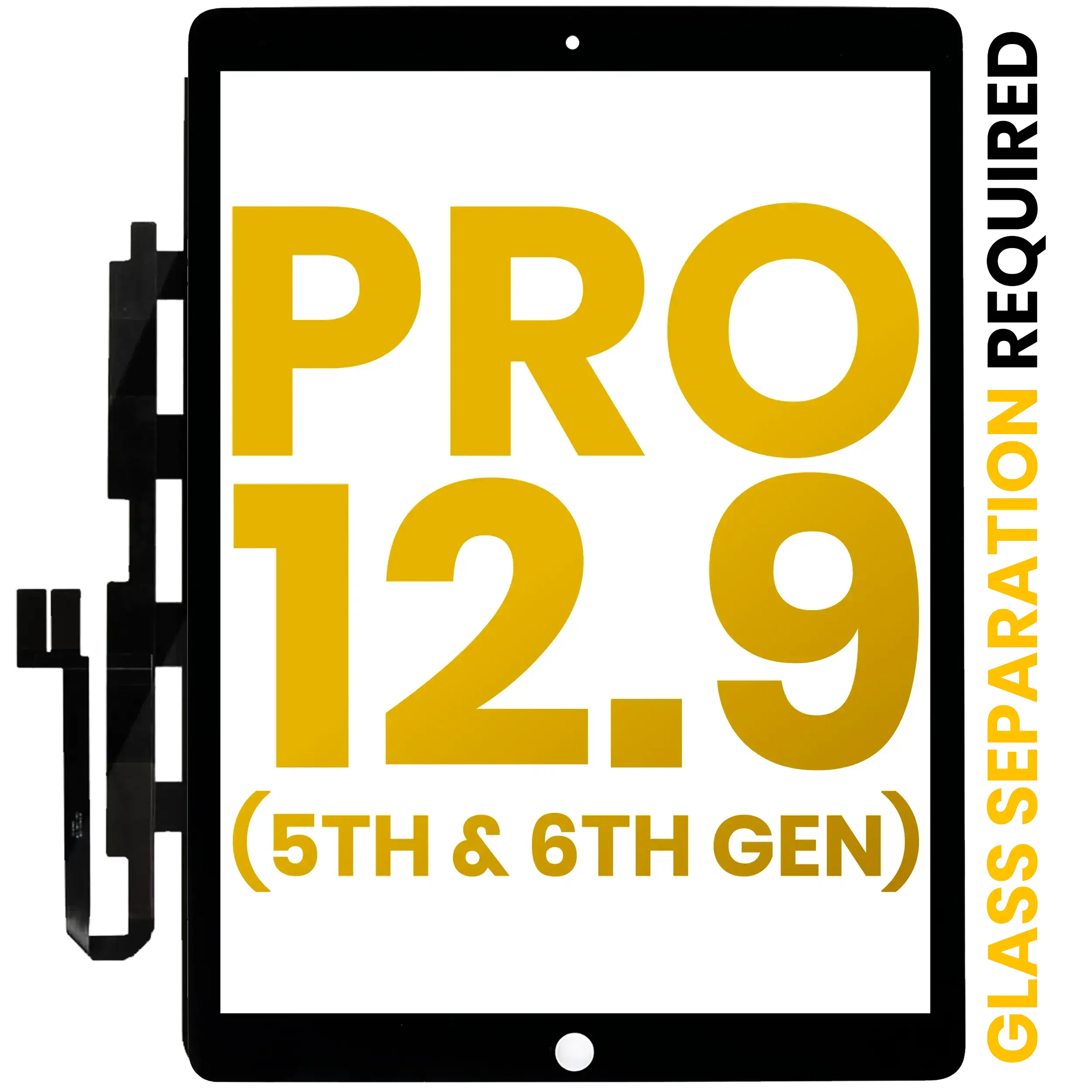 Touch screen per iPad Pro 12.9" 5th Gen (2021) / 12.9" 6th Gen (2022) (separazione vetro richiesta) (Premium) (tutti i colori)