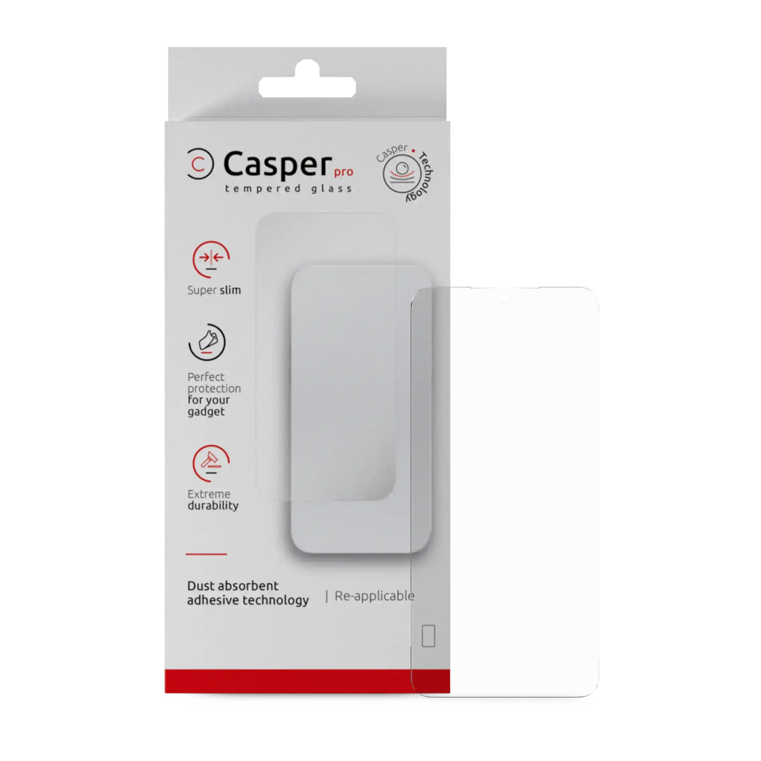 Casper Pro Vetro temperato per Motorola Moto G Power (XT2515 / 2025) (confezione retail) (Trasparente)