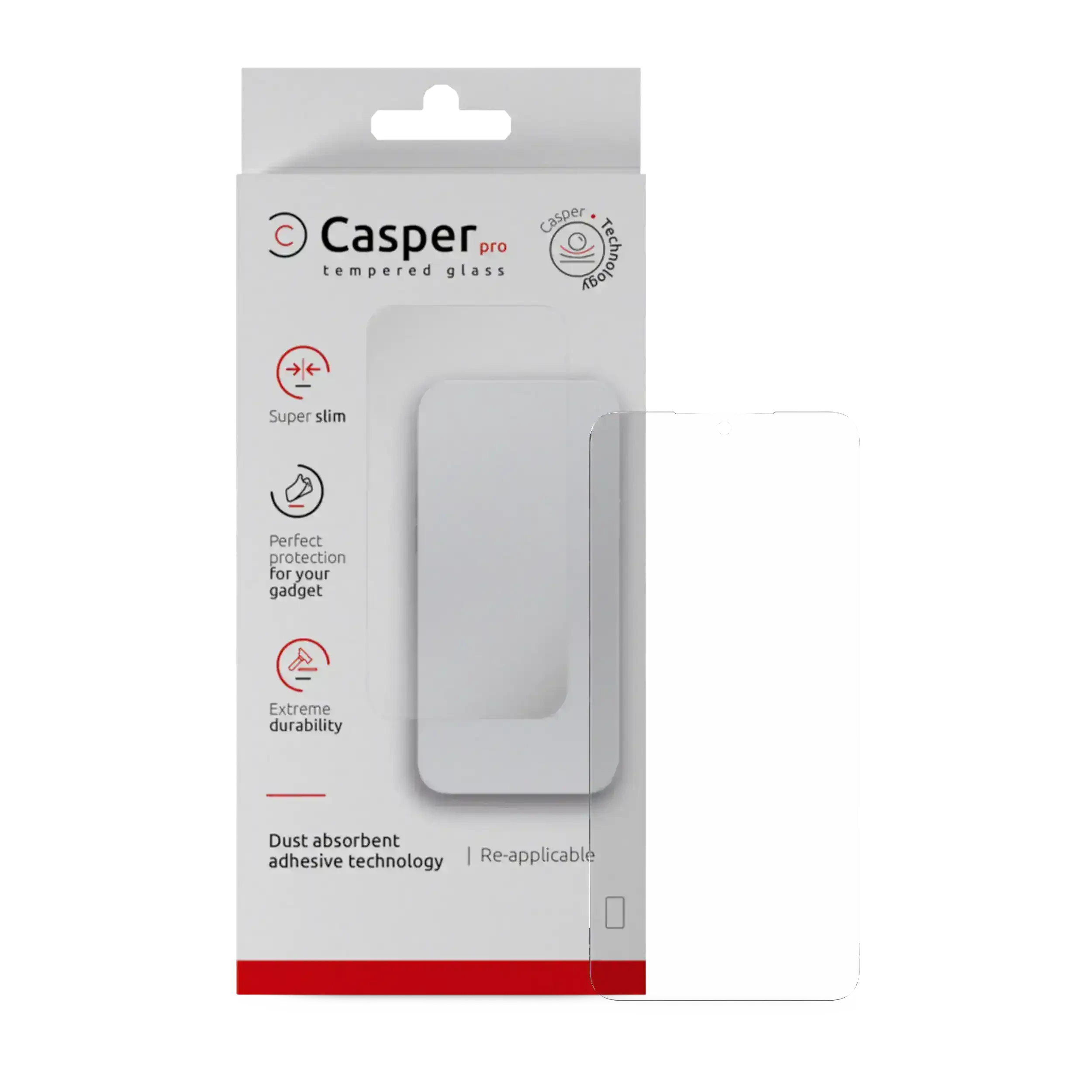 Casper Pro Vetro temperato per Motorola Moto G 5G (XT2513 / 2025) (confezione retail) (Trasparente)