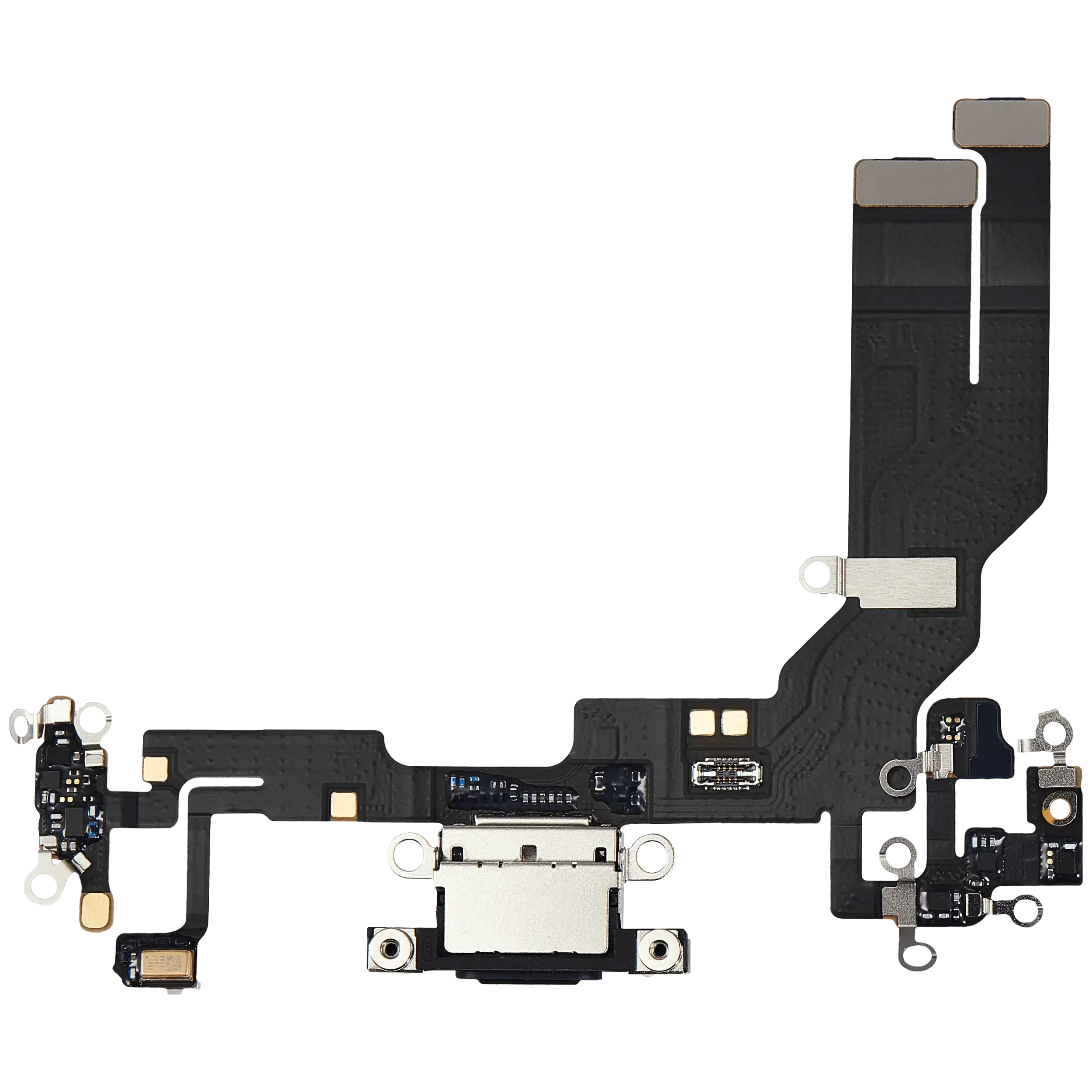 Flat connettore di ricarica compatibile per iPhone 16e / 17e (Premium) (Nero)