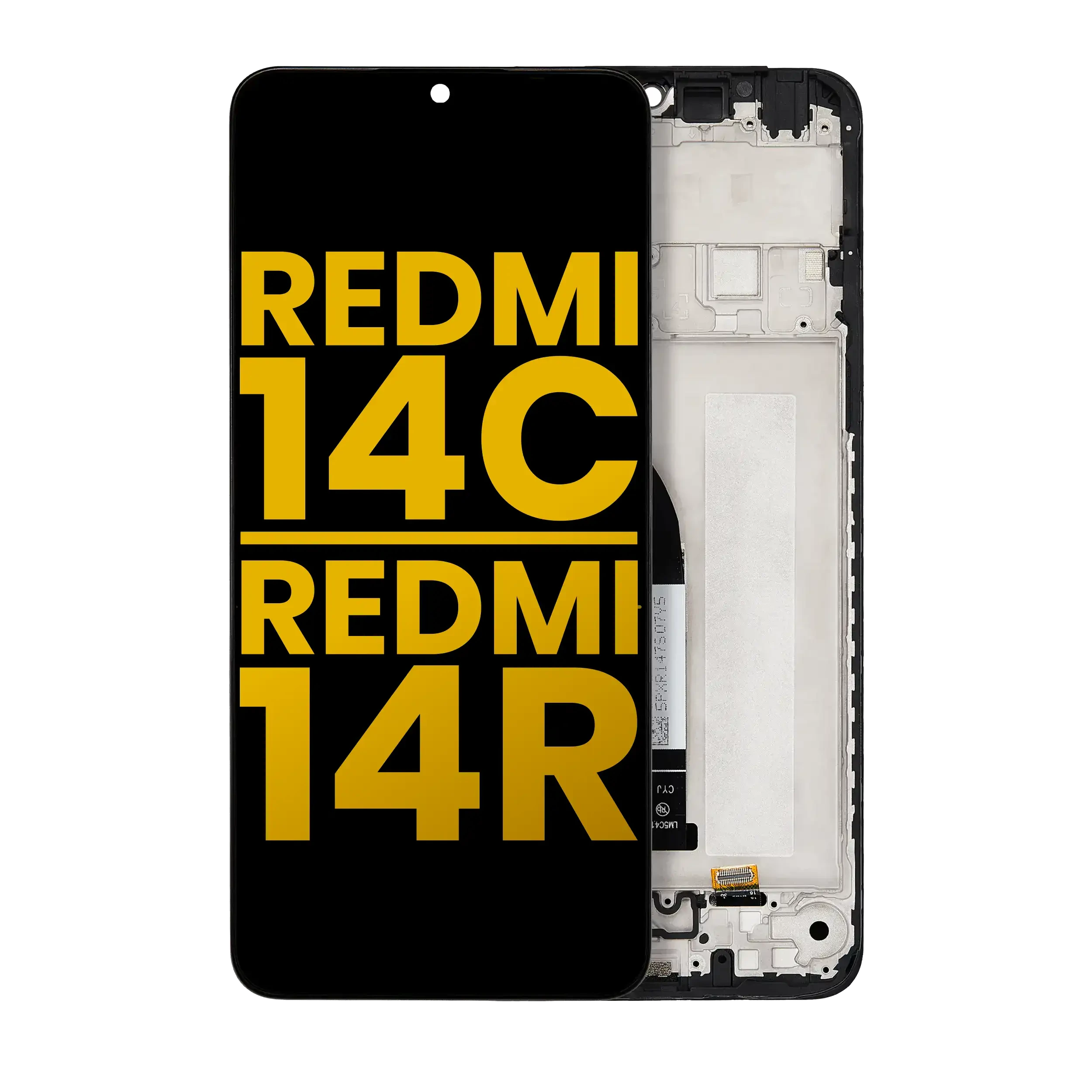 Display LCD completo con Frame per Xiaomi Redmi 14C 5G / Redmi 14R (Refurbished) (tutti i colori)