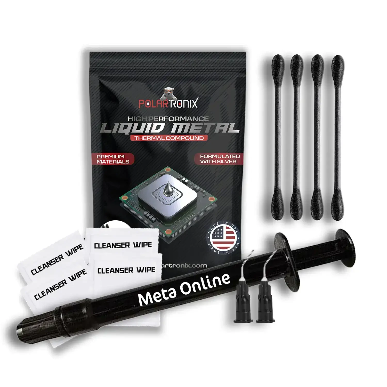 Liquid Metal Thermal Paste per PS5/PC/GPU 130W/mK 5G (PolarTronix)