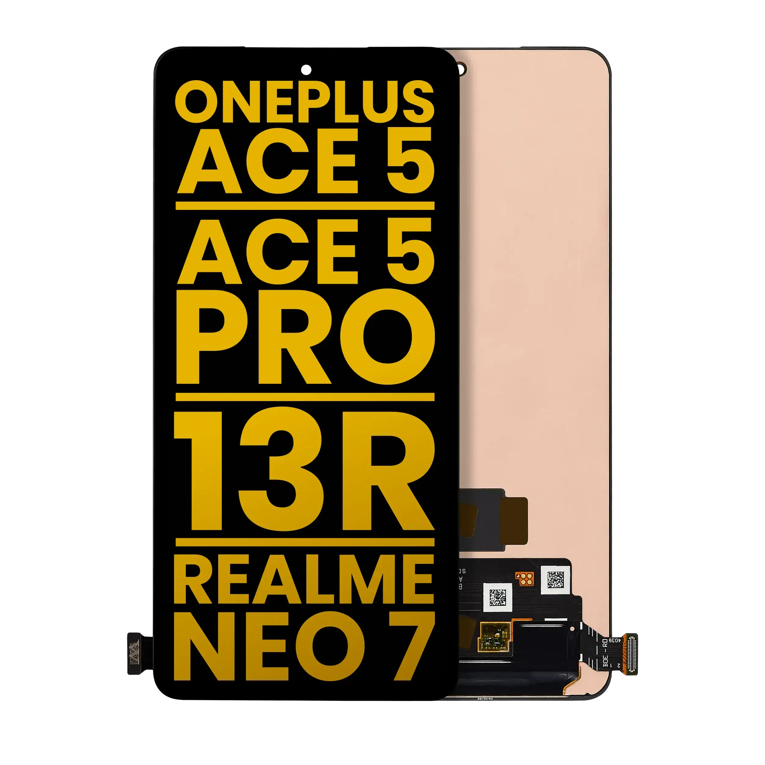 Display OLED completo senza Frame per OnePlus Ace 5 5G / Ace 5 Pro 5G / 13R / Realme Neo 7 5G (Refurbished) (tutti i colori)