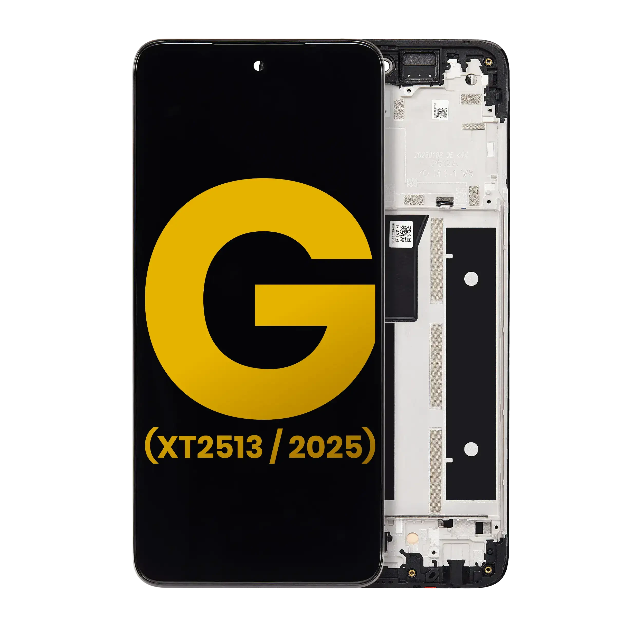 Display LCD completo con Frame per Motorola Moto G 5G (XT2513 / 2025) (Refurbished) (tutti i colori)