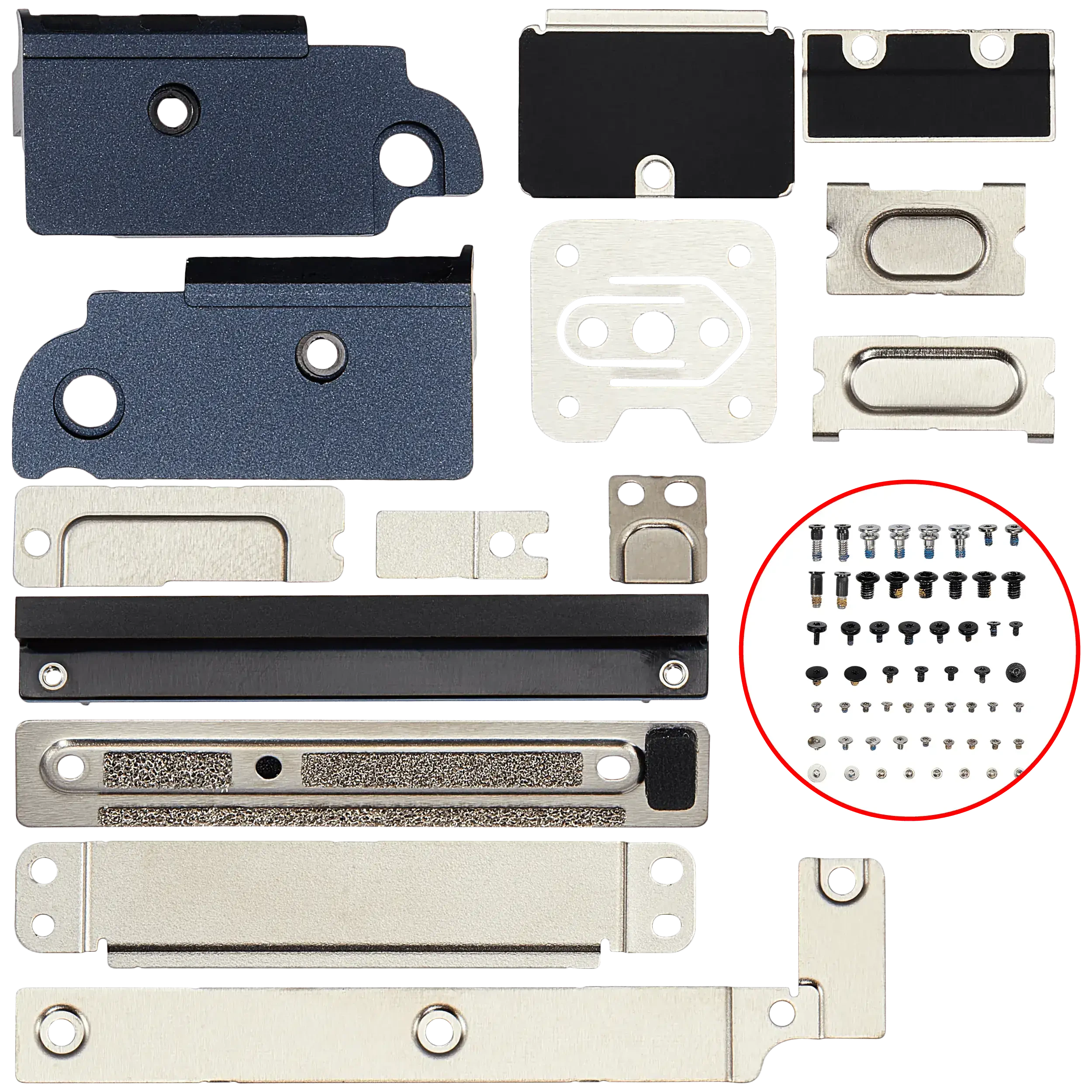 Full Set Small Metal staffa e Set viti per MacBook Air 13" (A3113 / Mid 2024 / A3240 / Early 2025)