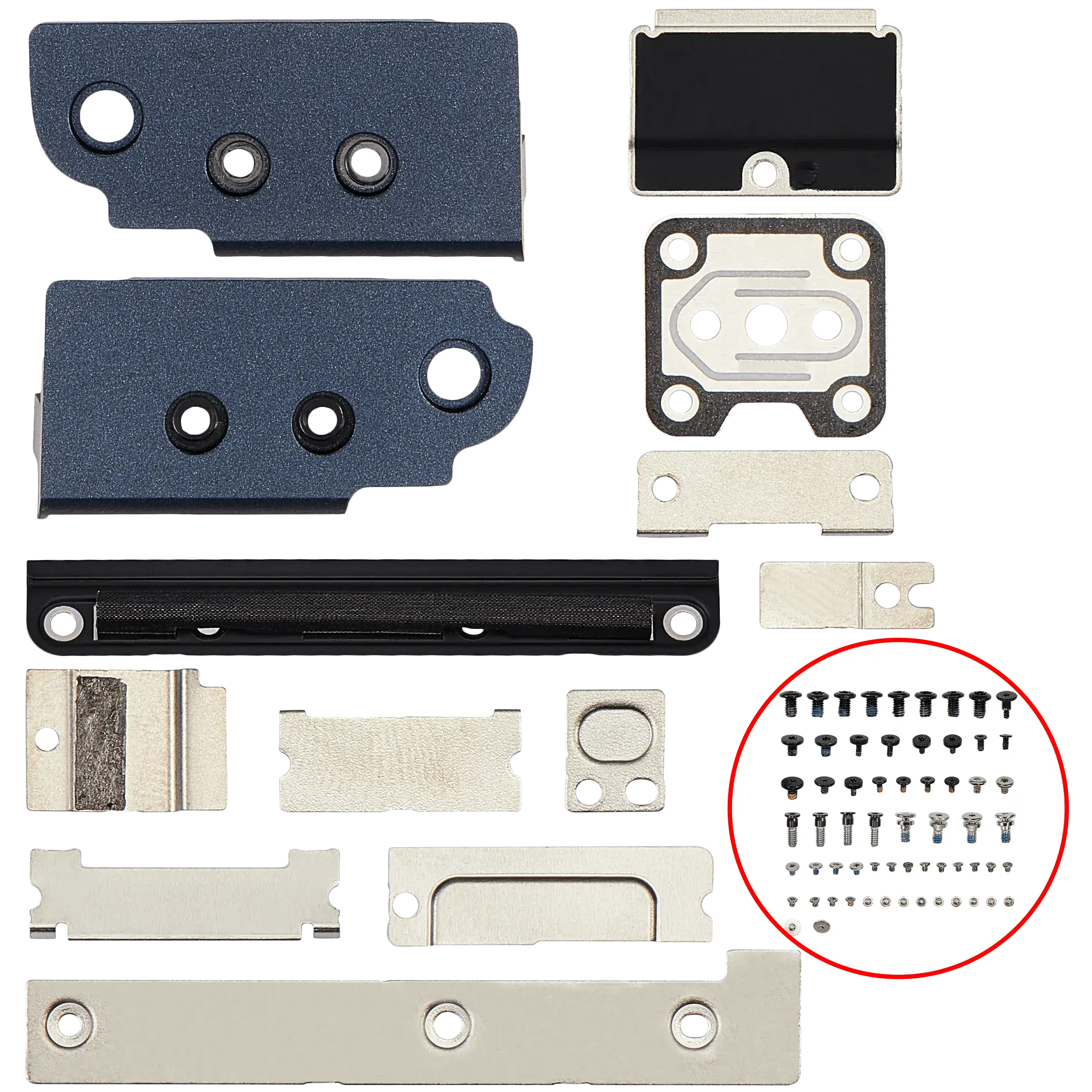 Full Set Small Metal staffa e Set viti per MacBook Air 15" (A2941 / Mid 2023 / A3114 / Mid 2024 / A3241 / Early 2025)