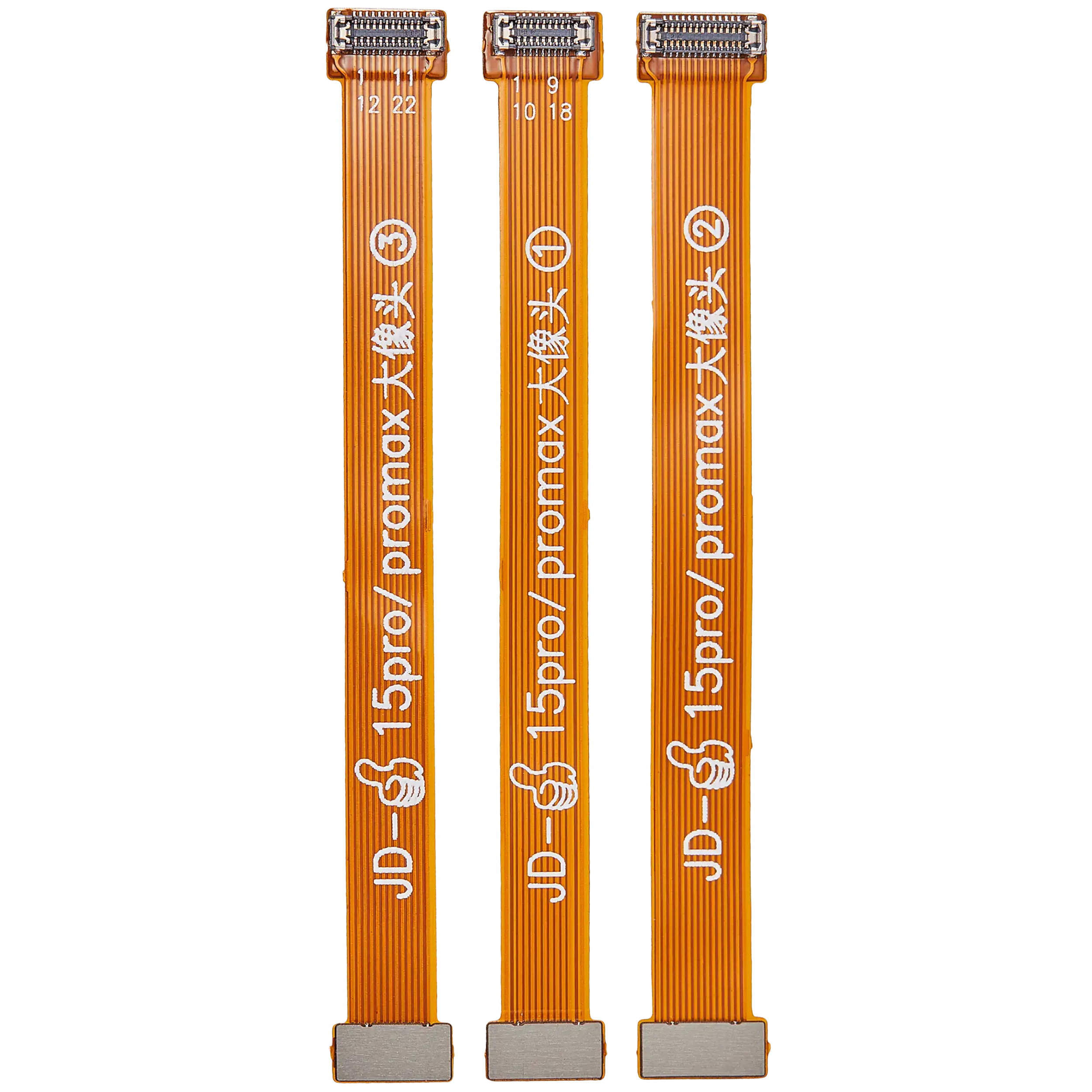 Tester Cavo (Fotocamera posteriore) per iPhone 15 Pro / 15 Pro Max (3 set pezzi)