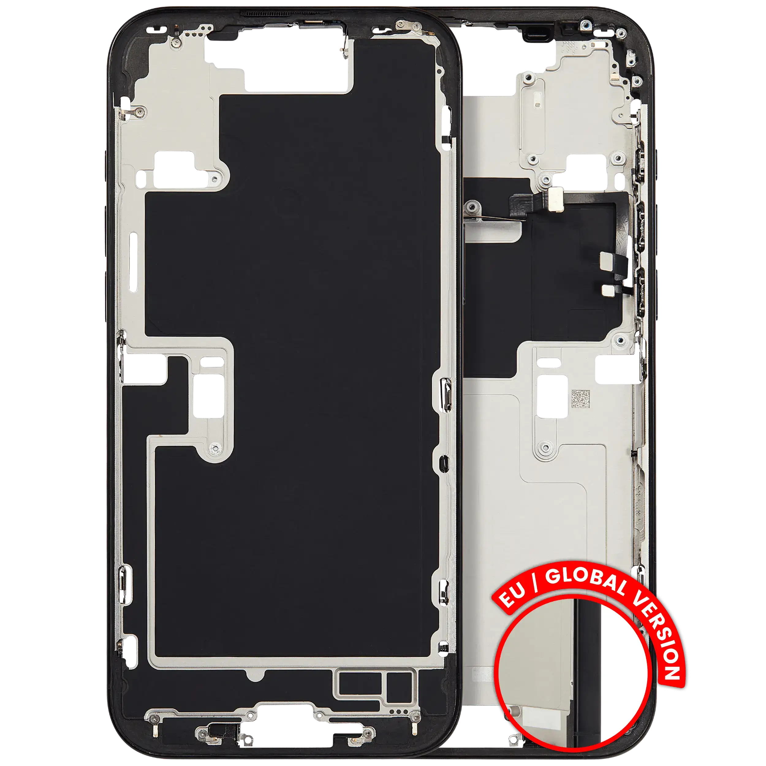 Frame centrale W/ Minuteria per iPhone 16 Pro Max (EU / Global Version) (Used Service Pack Pull: grado A) (Titanio nero)