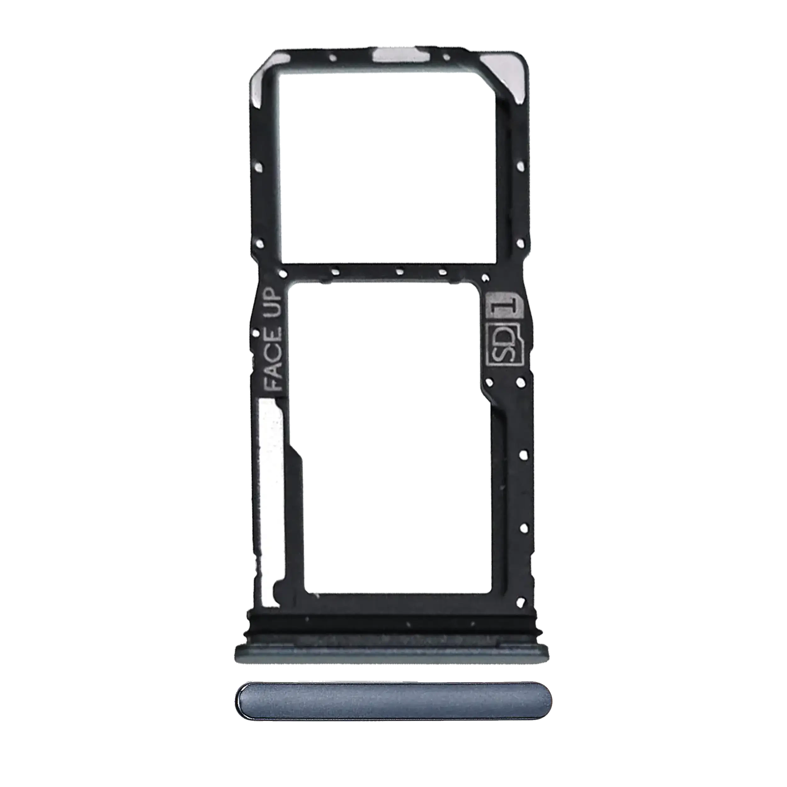Carrellino SIM singola per Motorola Moto G Power 5G (XT2515 / 2025) (Service Pack) (Slate Grigio)