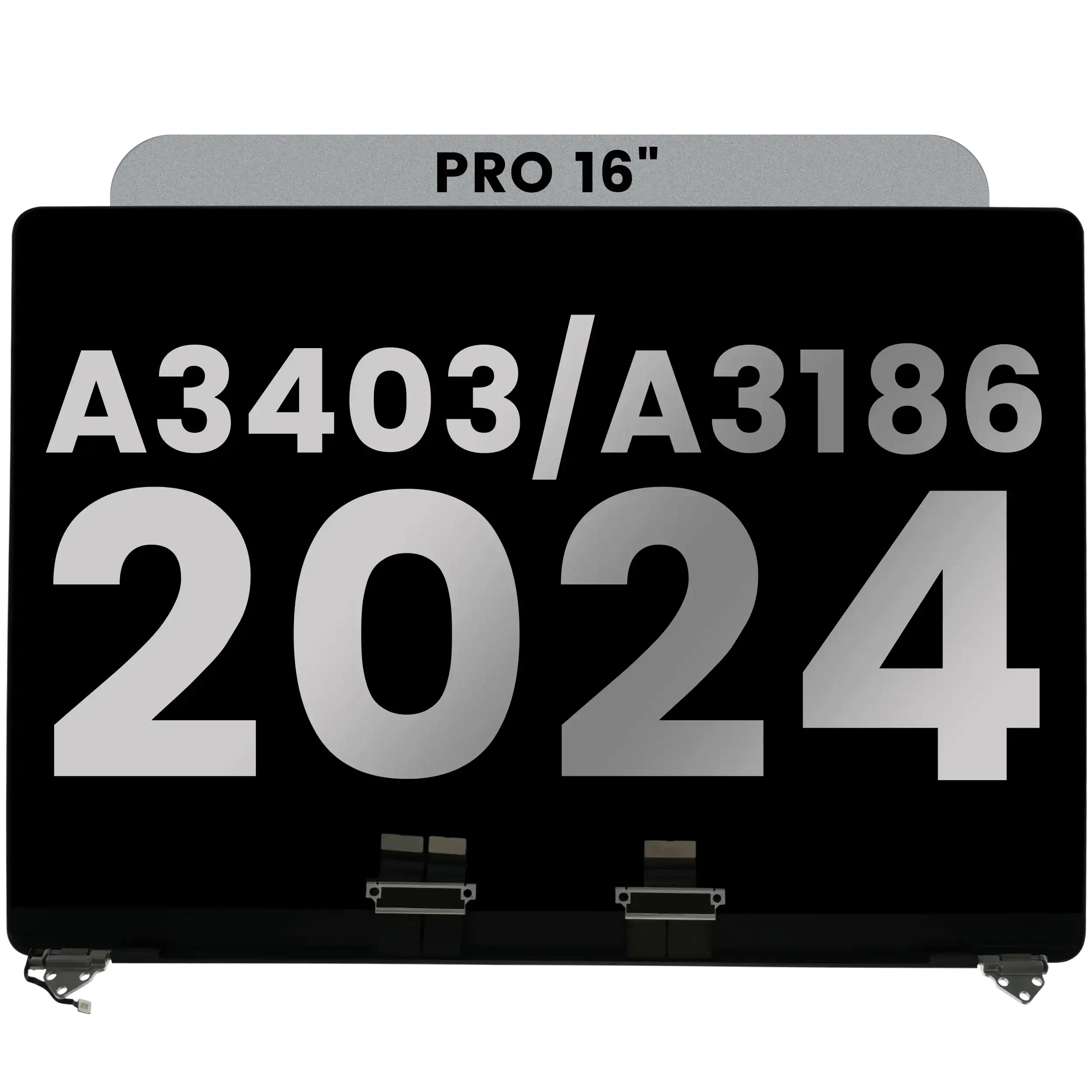 Display LCD completo per MacBook Pro 16" (A3403 / A3186 Late 2024) (Used Service Pack Pull: Grade B) (Nero siderale)