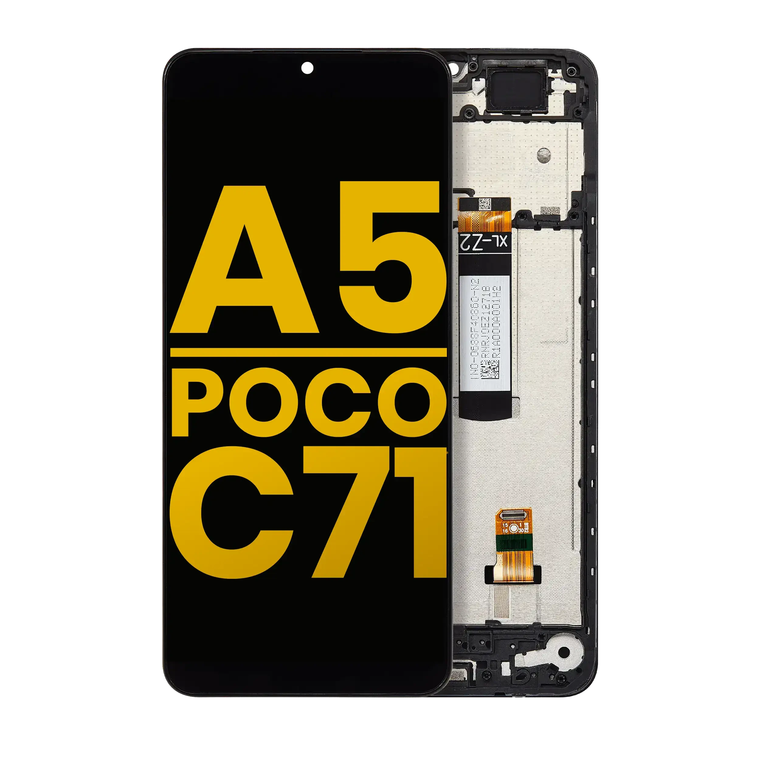 Display LCD completo con Frame per Xiaomi Redmi A5 4G / Xiaomi Poco C71 (Refurbished) (tutti i colori)