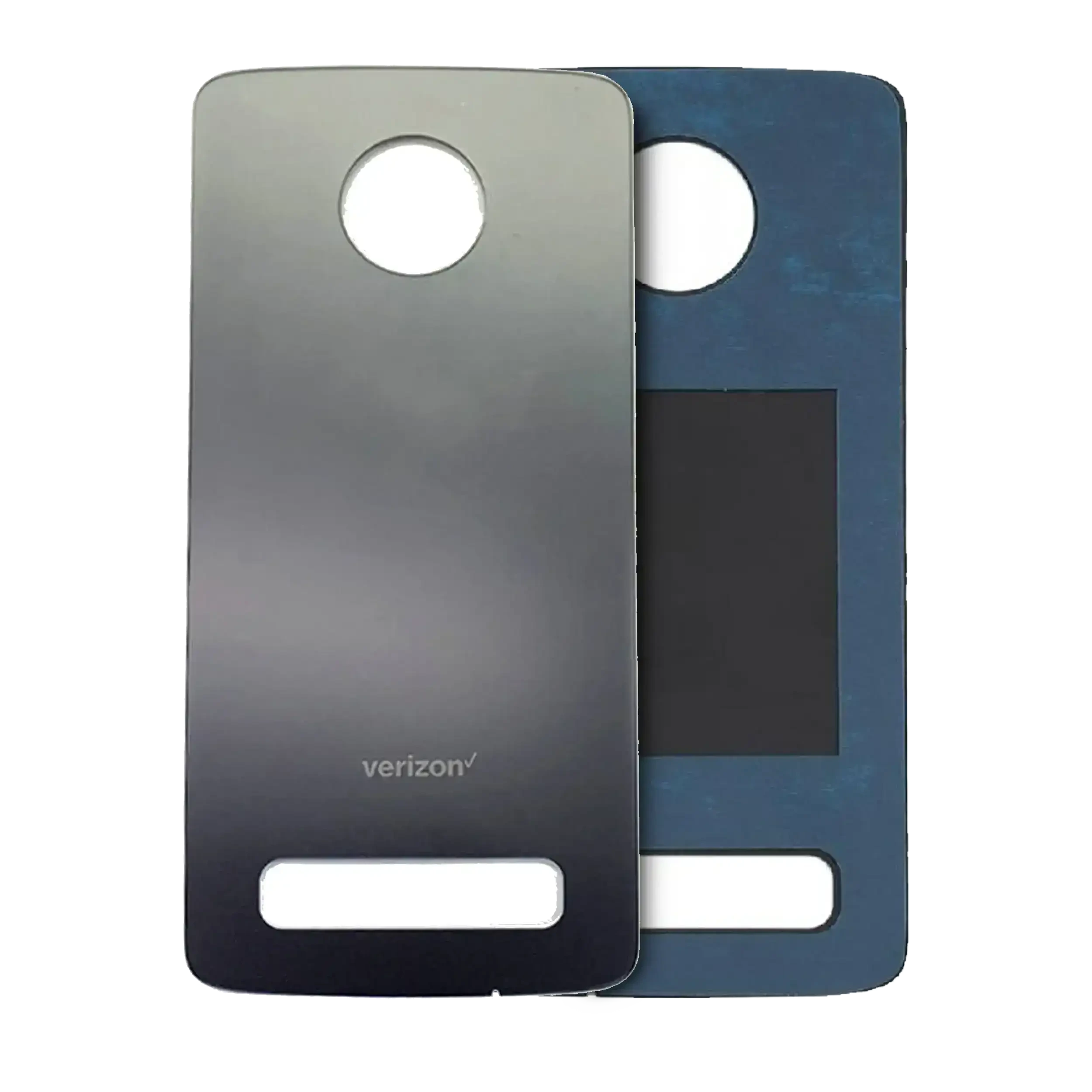 vetro cover posteriore per Motorola Moto Z4 (XT1980-3 / 2019) (Verizon) (Service Pack) (Grigio)