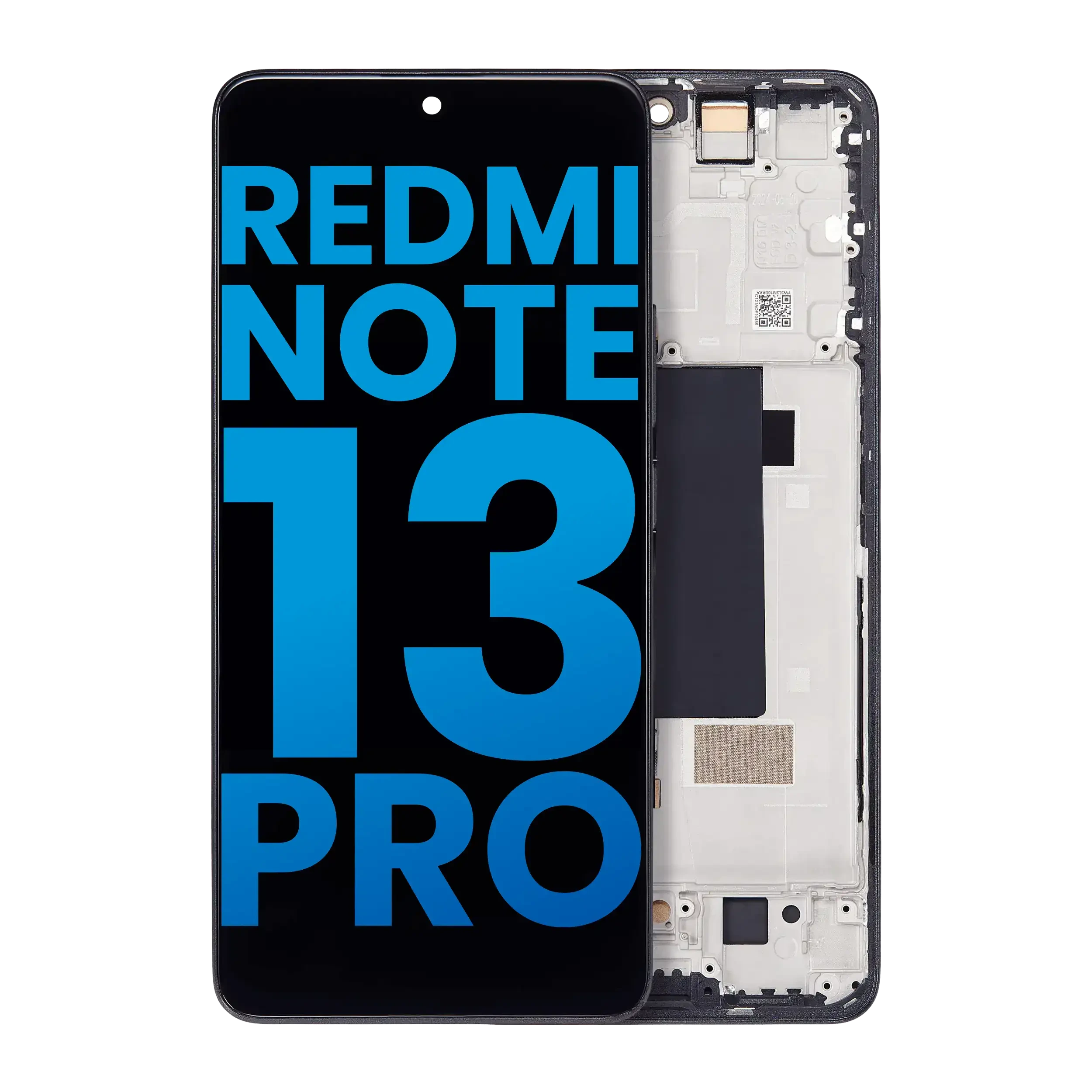 Display LCD completo con Frame per Xiaomi Redmi Note 13 Pro 5G (Aftermarket: Incell) (Mezzanotte Nero)