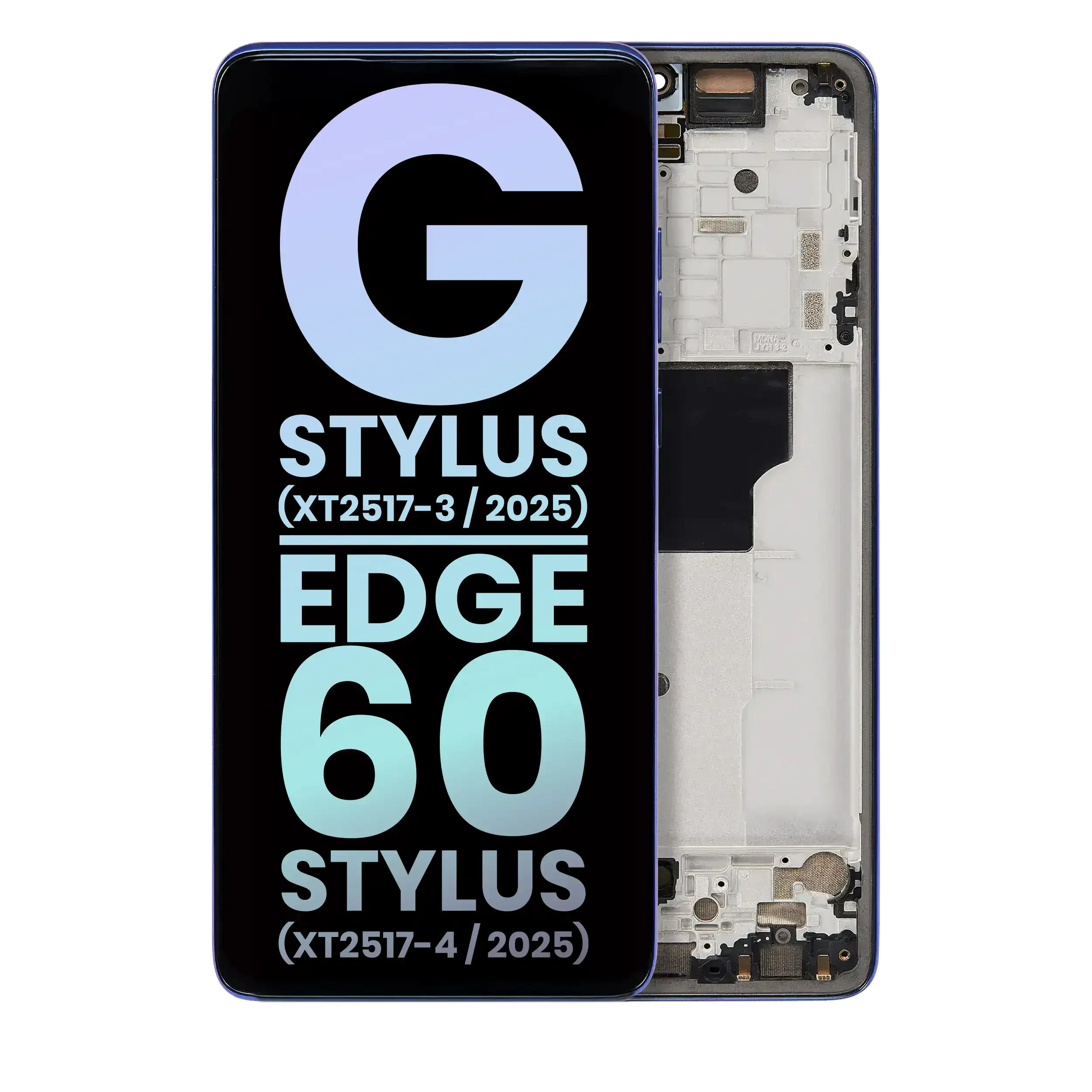 Display OLED completo con Frame compatibile per Motorola Moto G Stylus 5G (XT2517 / 2025) (Service Pack) (Surf the Web)