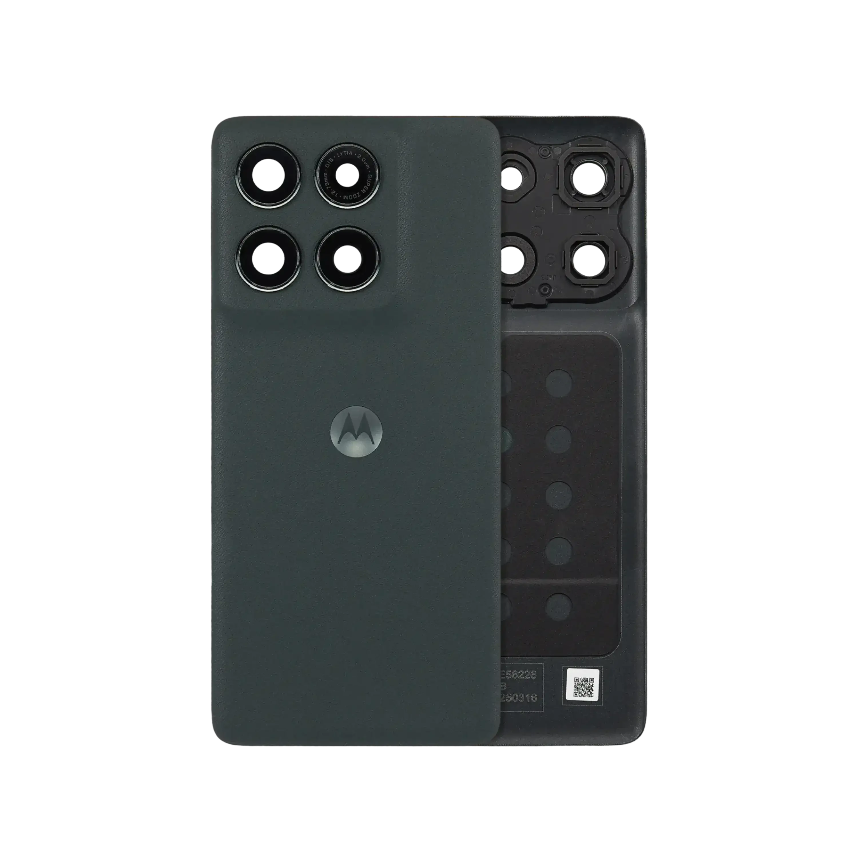 vetro cover posteriore con Vetro fotocamera per Motorola Moto Edge (XT2519 / 2025) (Service Pack) (Deep Forest)