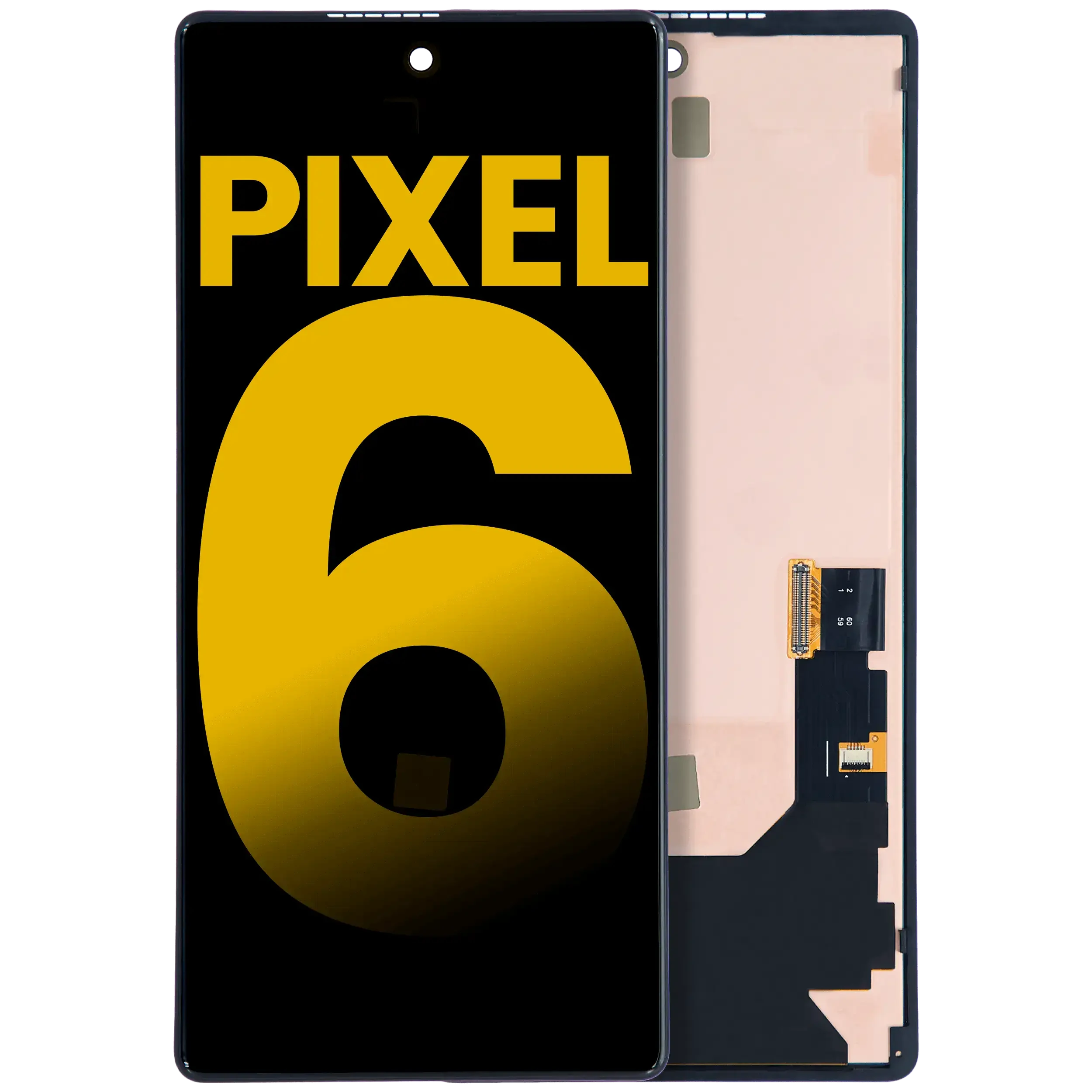 Display OLED completo con Frame (senza Fingerprint Sensore) per Google Pixel 6 (Refurbished) (tutti i colori)